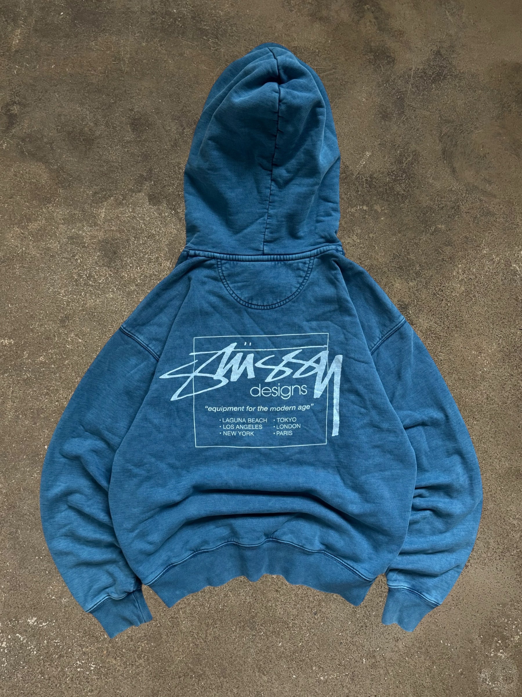 STÜSSY PIGMENT DYED DESIGNS HOODIE