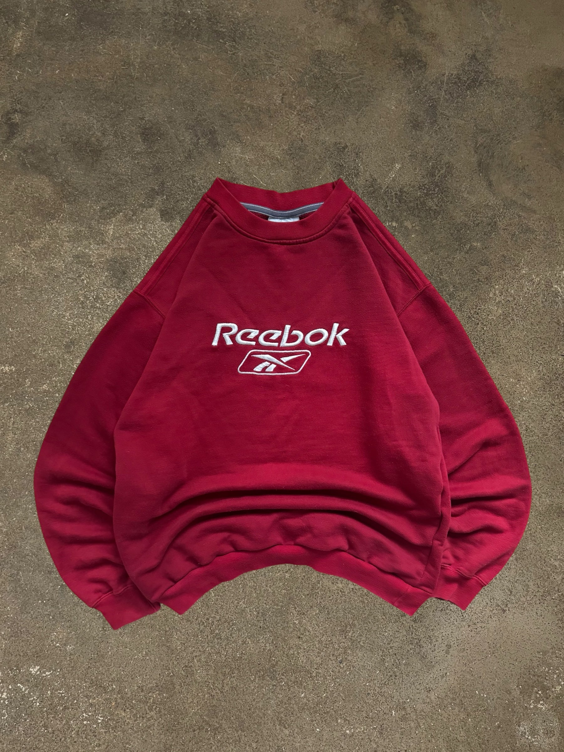 VINTAGE RED REEBOK LOGO SWEATSHIRT