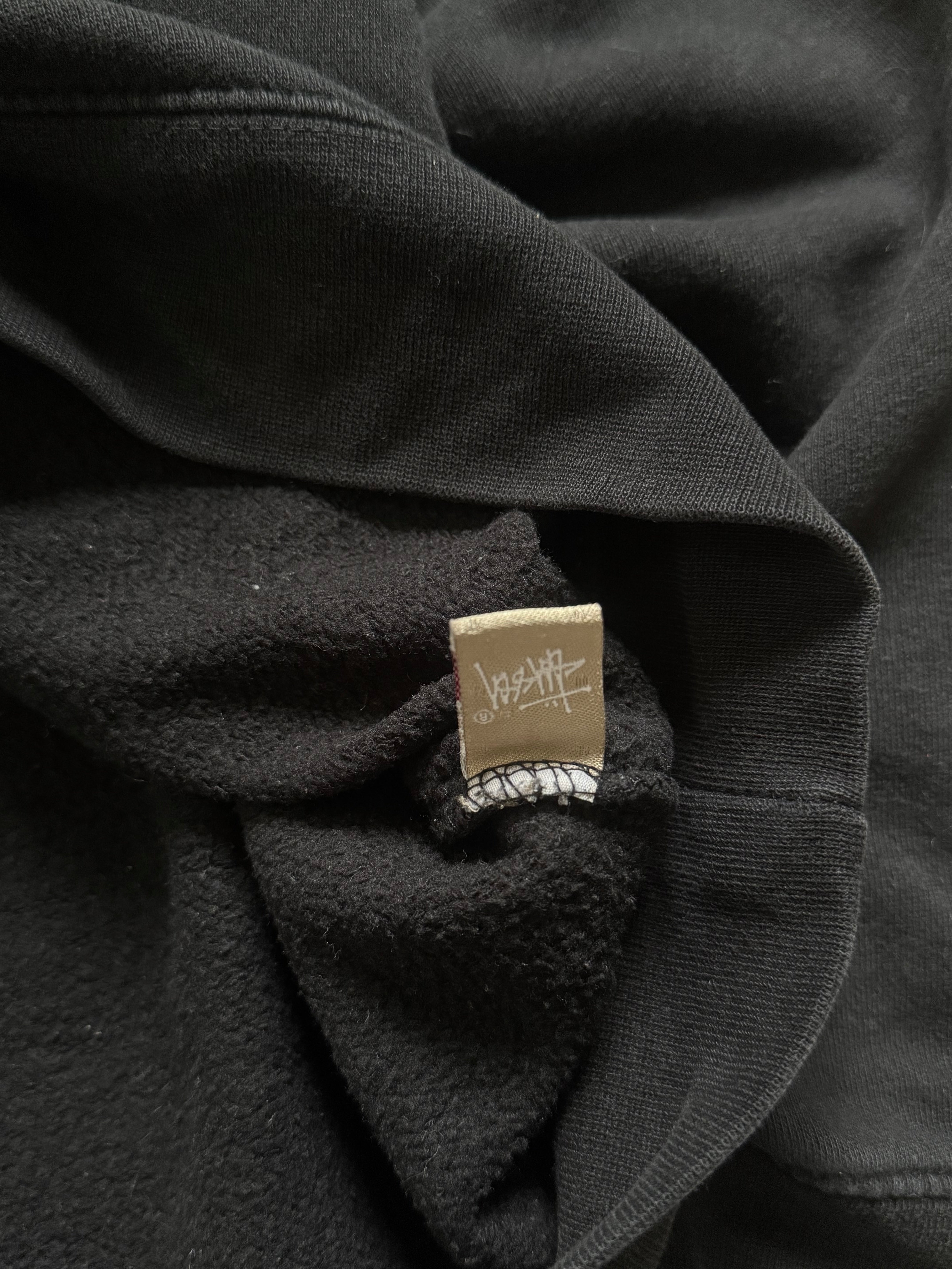 VINTAGE STÜSSY BLACK BASIC LOGO SWEATSHIRT
