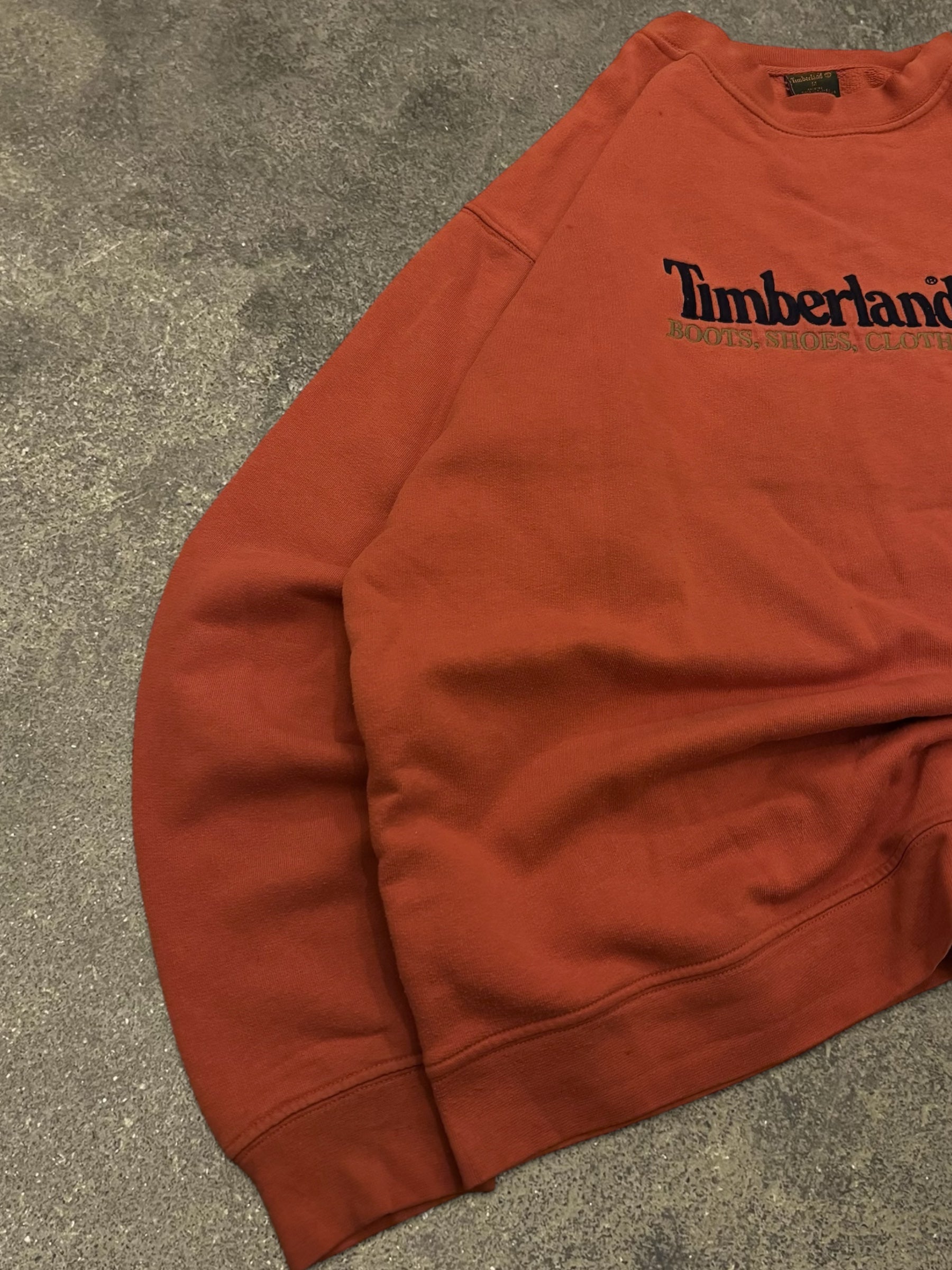 VINTAGE TIMBERLAND ORANGE SWEATSHIRT