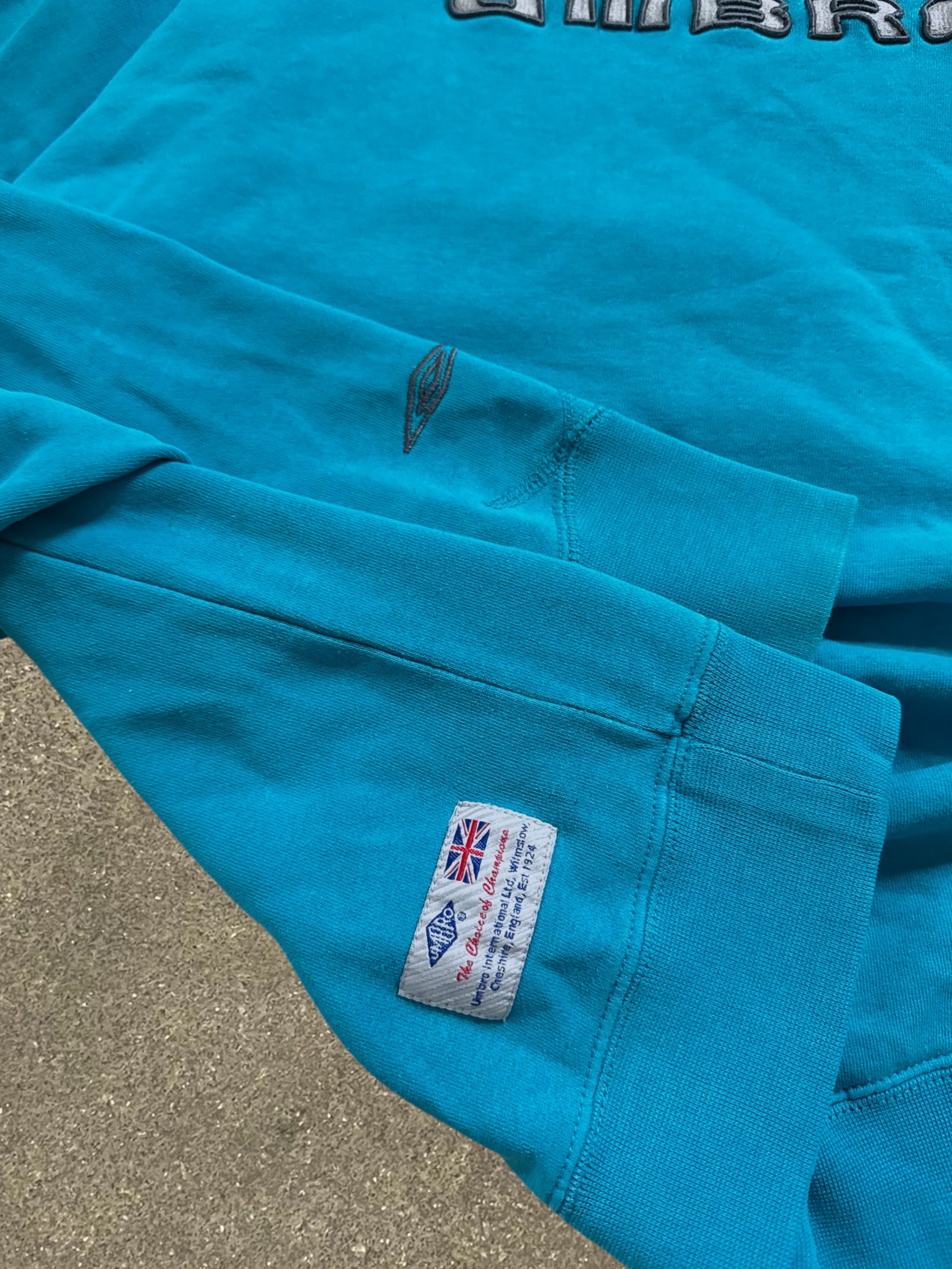 VINTAGE BLUE UMBRO LOGO SWEATSHIRT