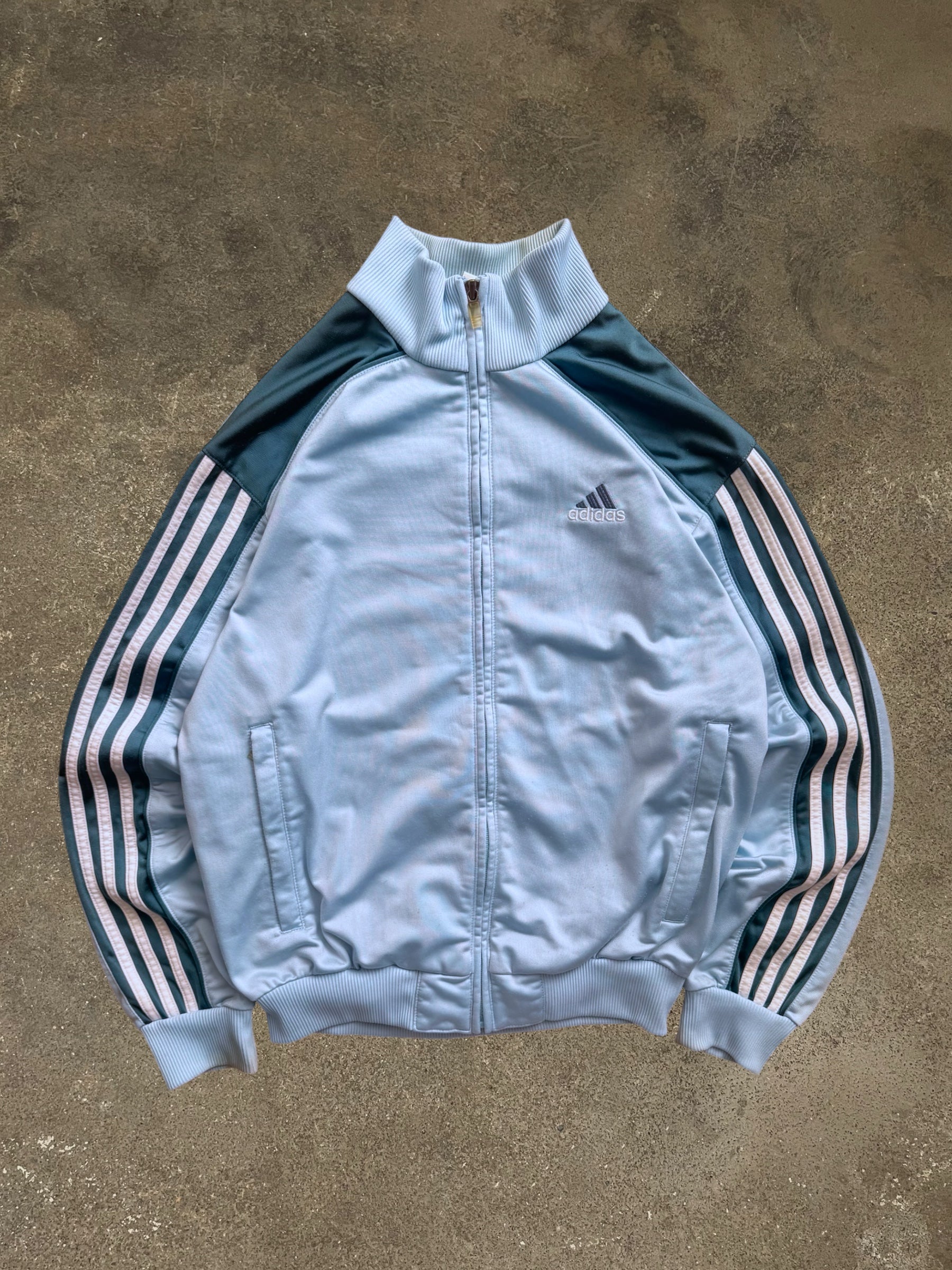 VINTAGE 00S BLUE ADIDAS TRACK JACKET