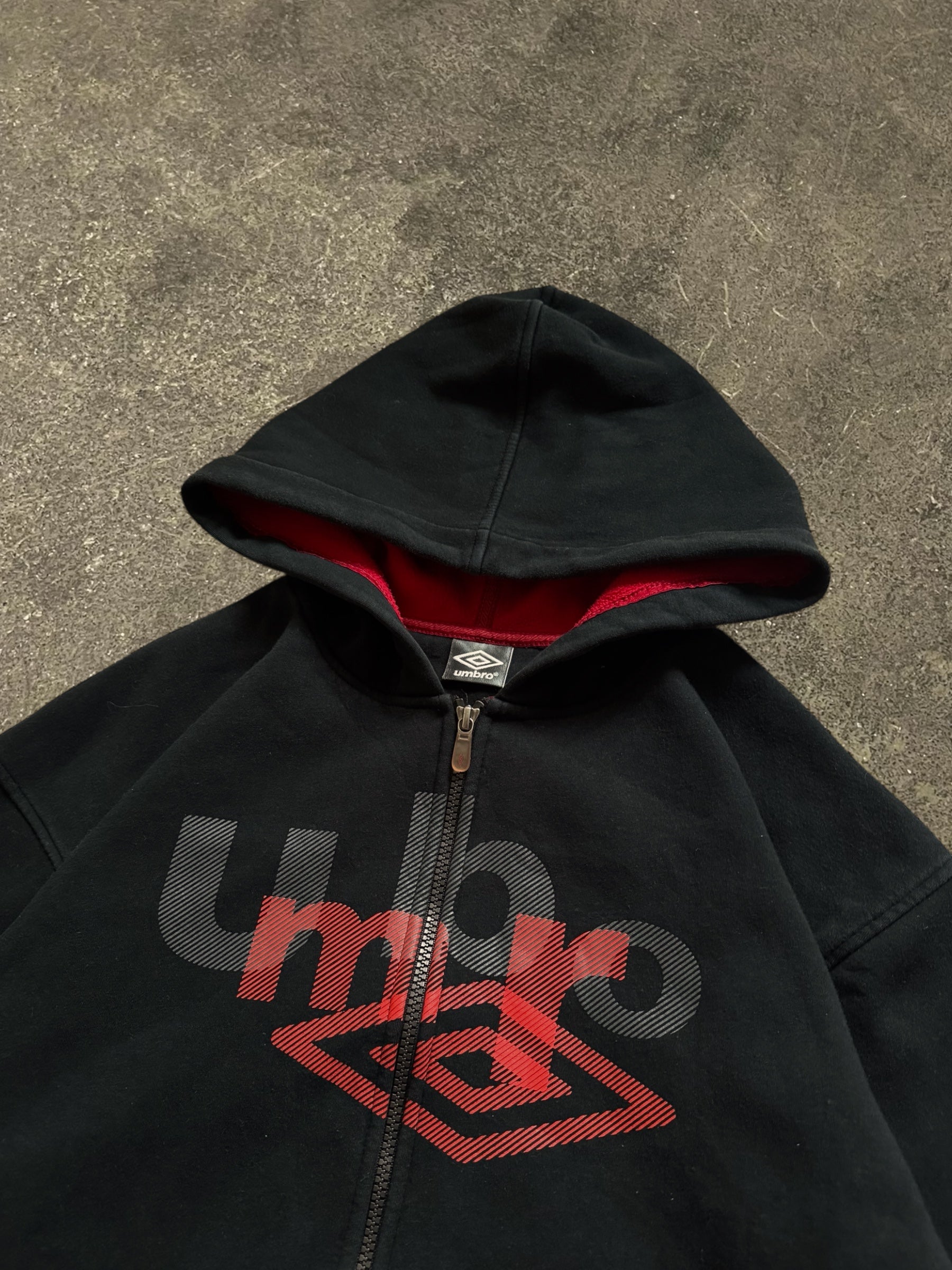 VINTAGE UMBRO ZIP-UP HOODIE