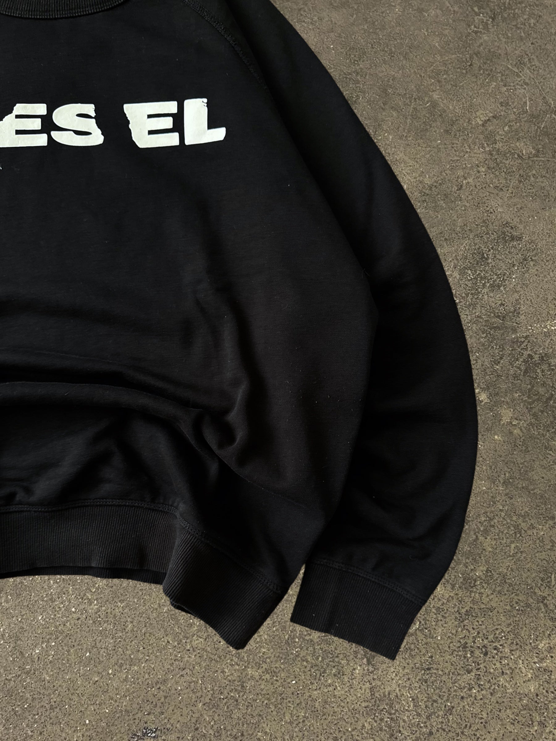 DIESEL SHATTERED LOGO SWEATSHIRT