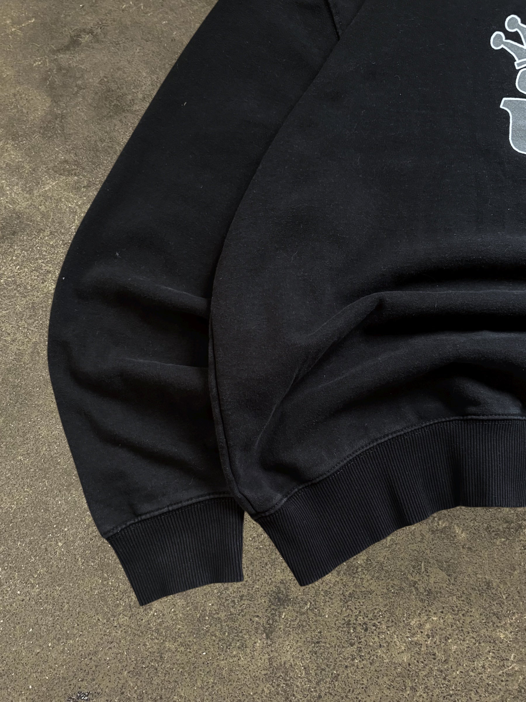 STÜSSY BLACK S CROWN SWEATSHIRT