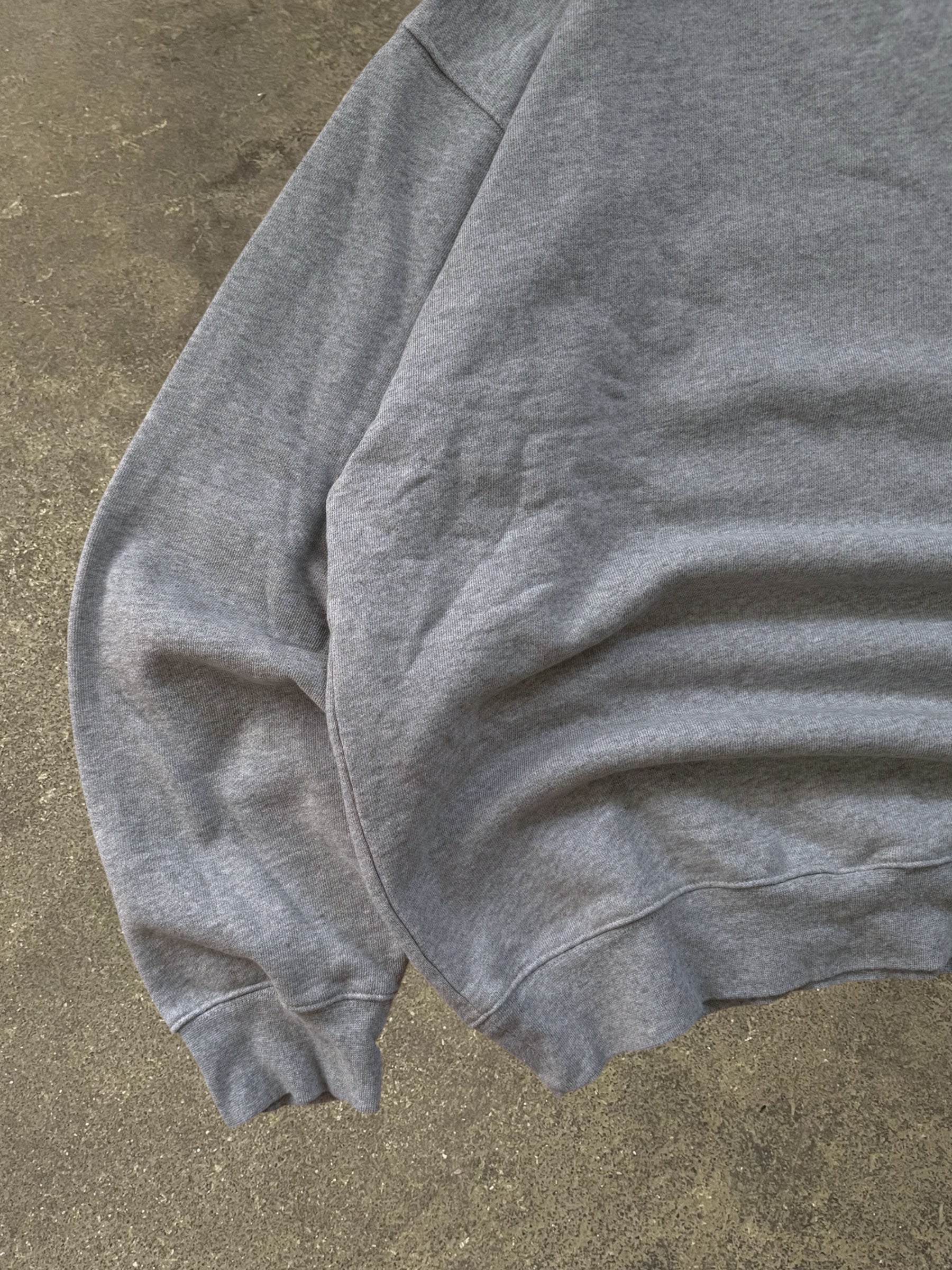 DIME GREY LITTLE LOGO SWEATSHIRT