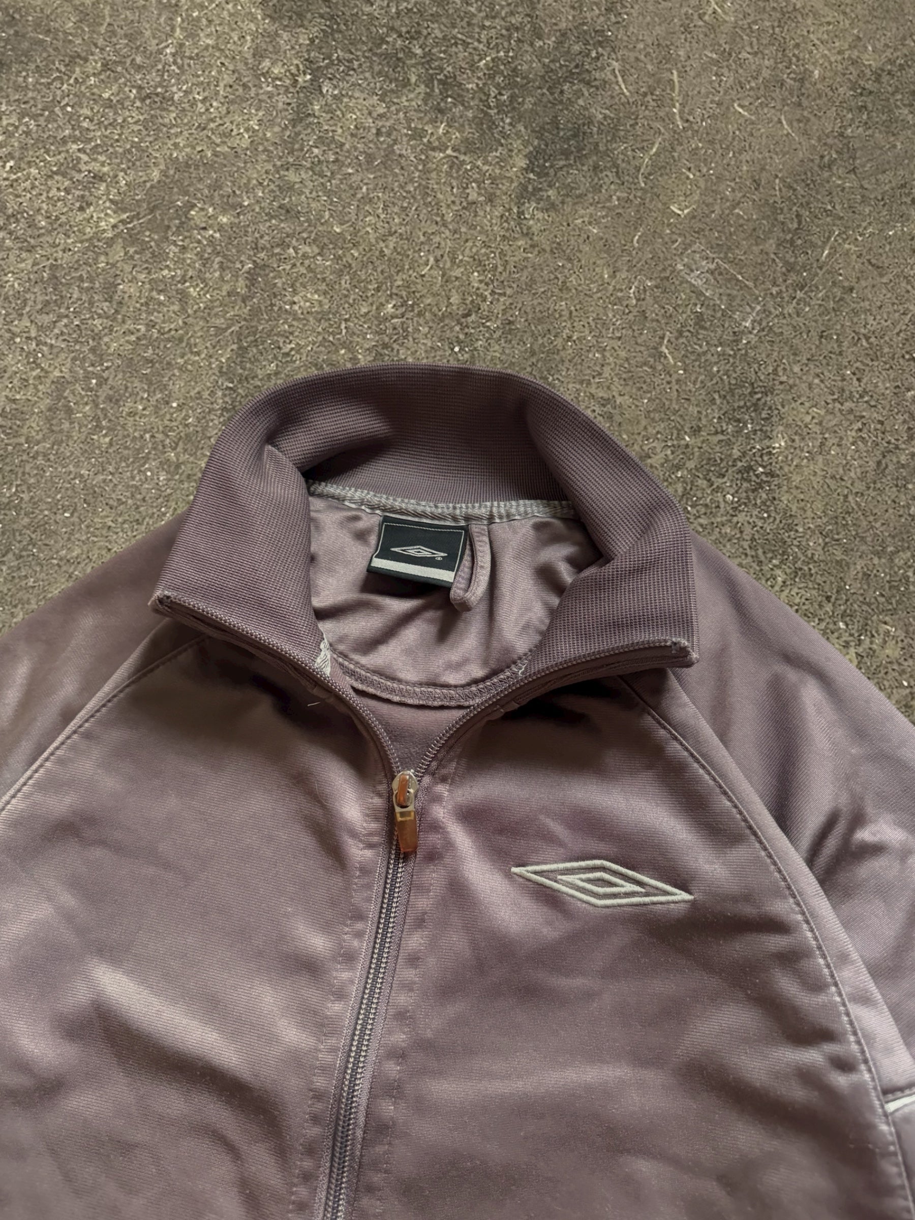 VINTAGE BROWN UMBRO TRACK JACKET