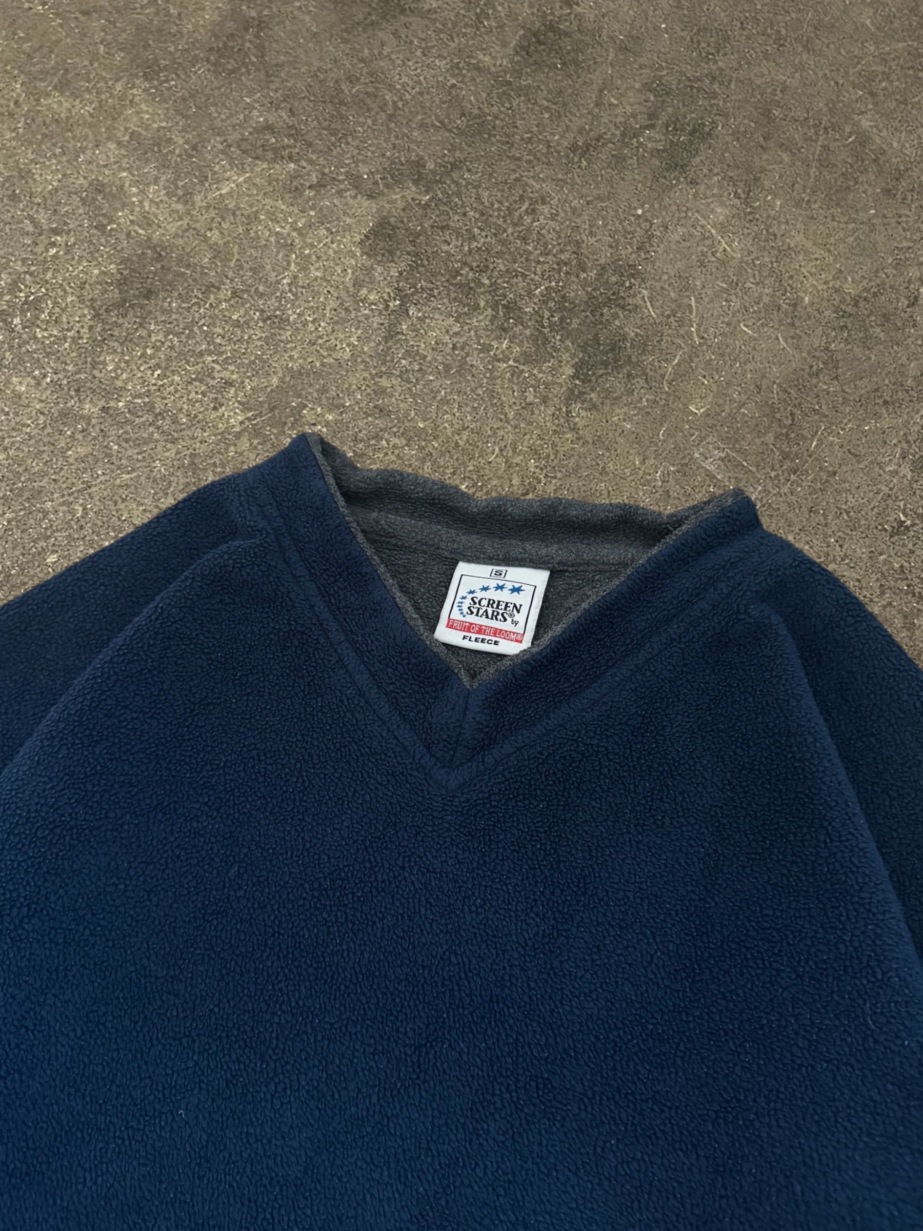 VINTAGE 90S SCREEN STARS NAVY FLEECE