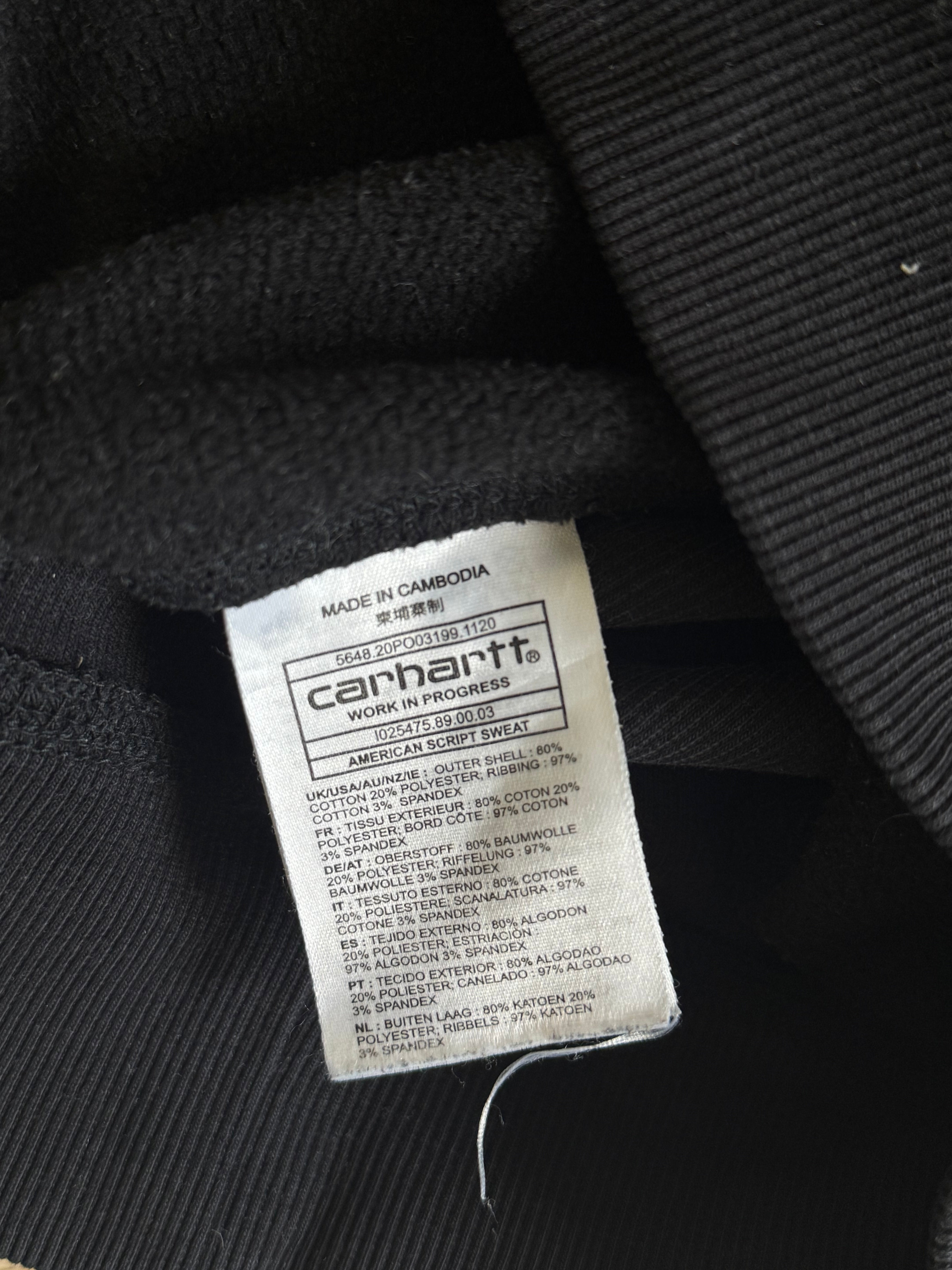 CARHARTT AMERICAN SCRIPT SWEATSHIRT