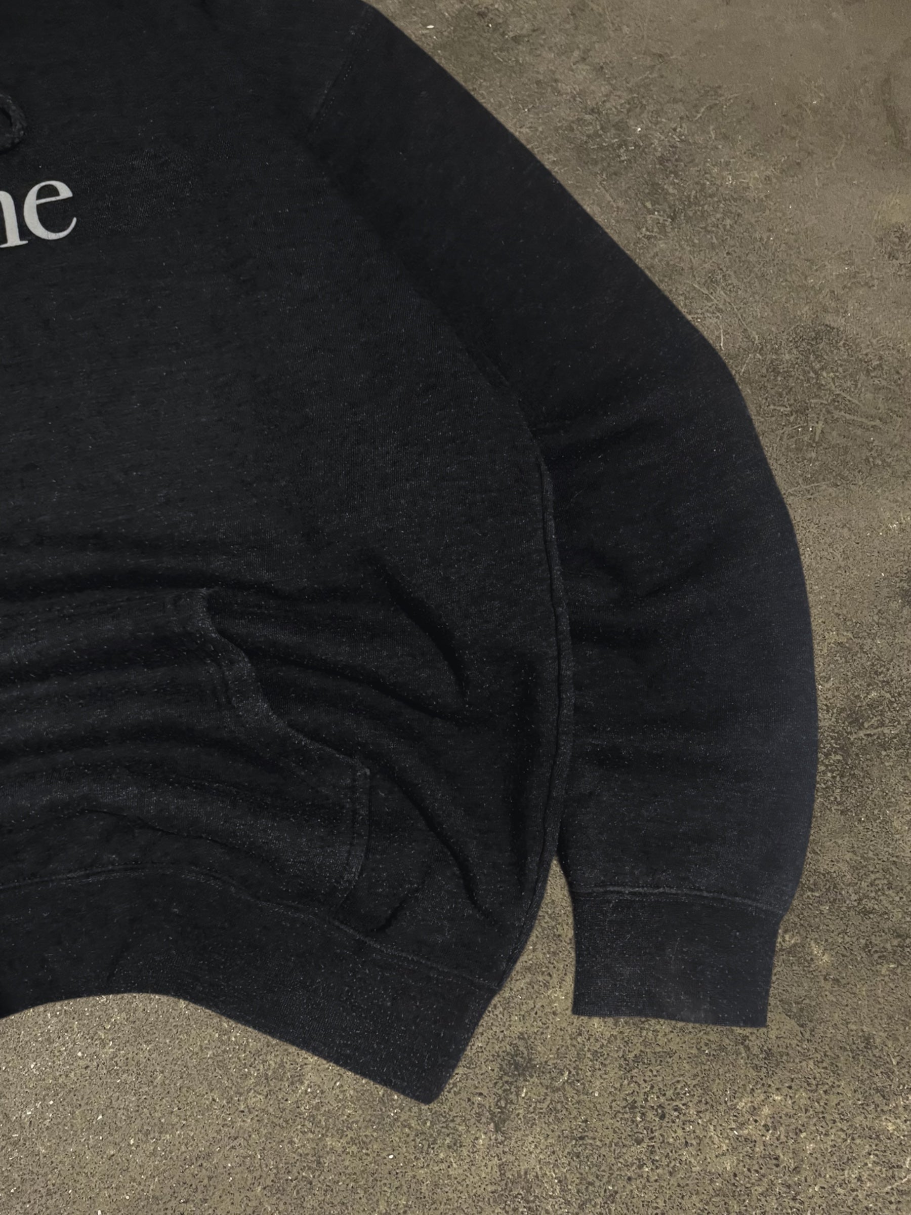 DIME GREY LOGO HOODIE