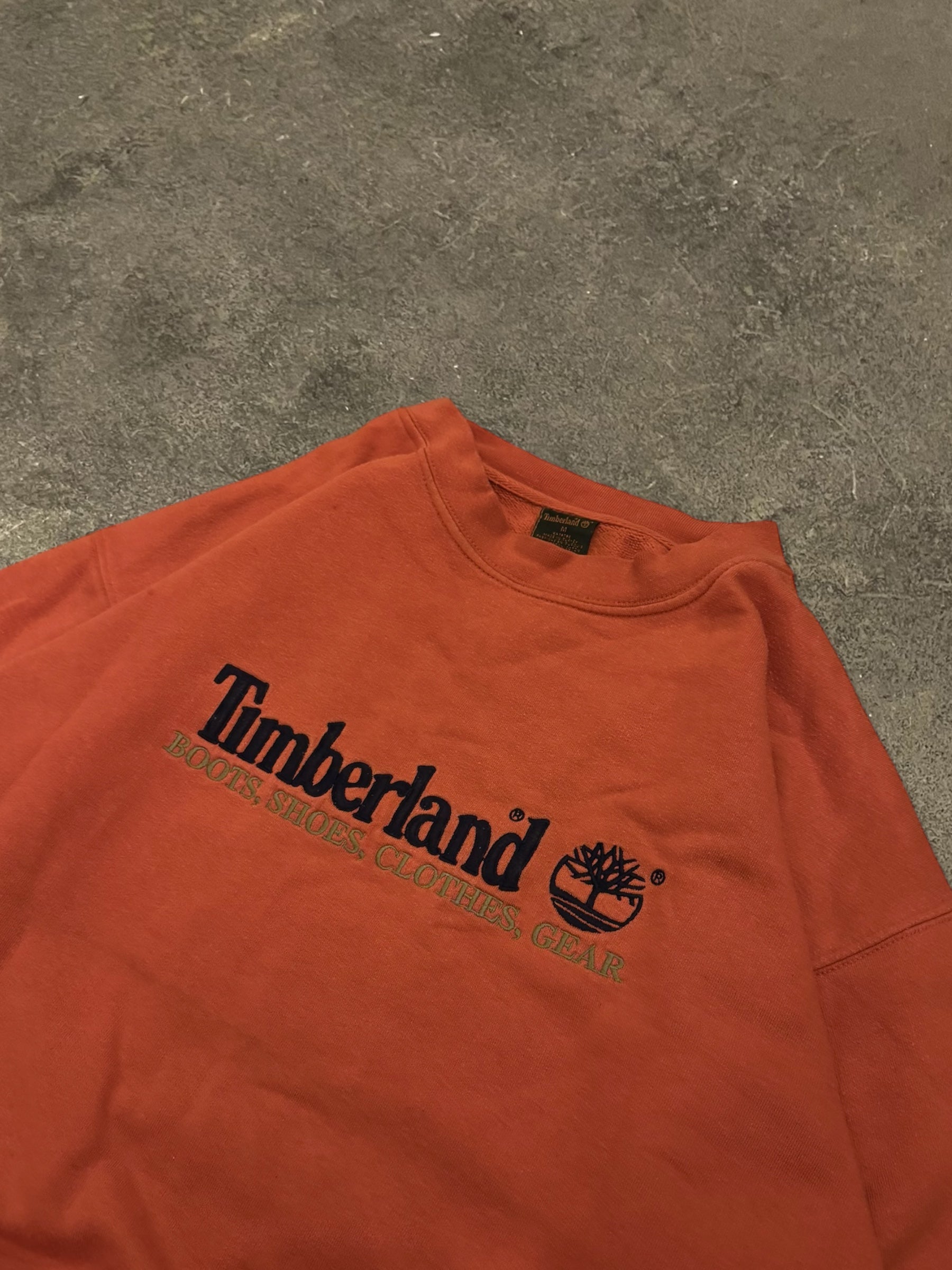 VINTAGE TIMBERLAND ORANGE SWEATSHIRT