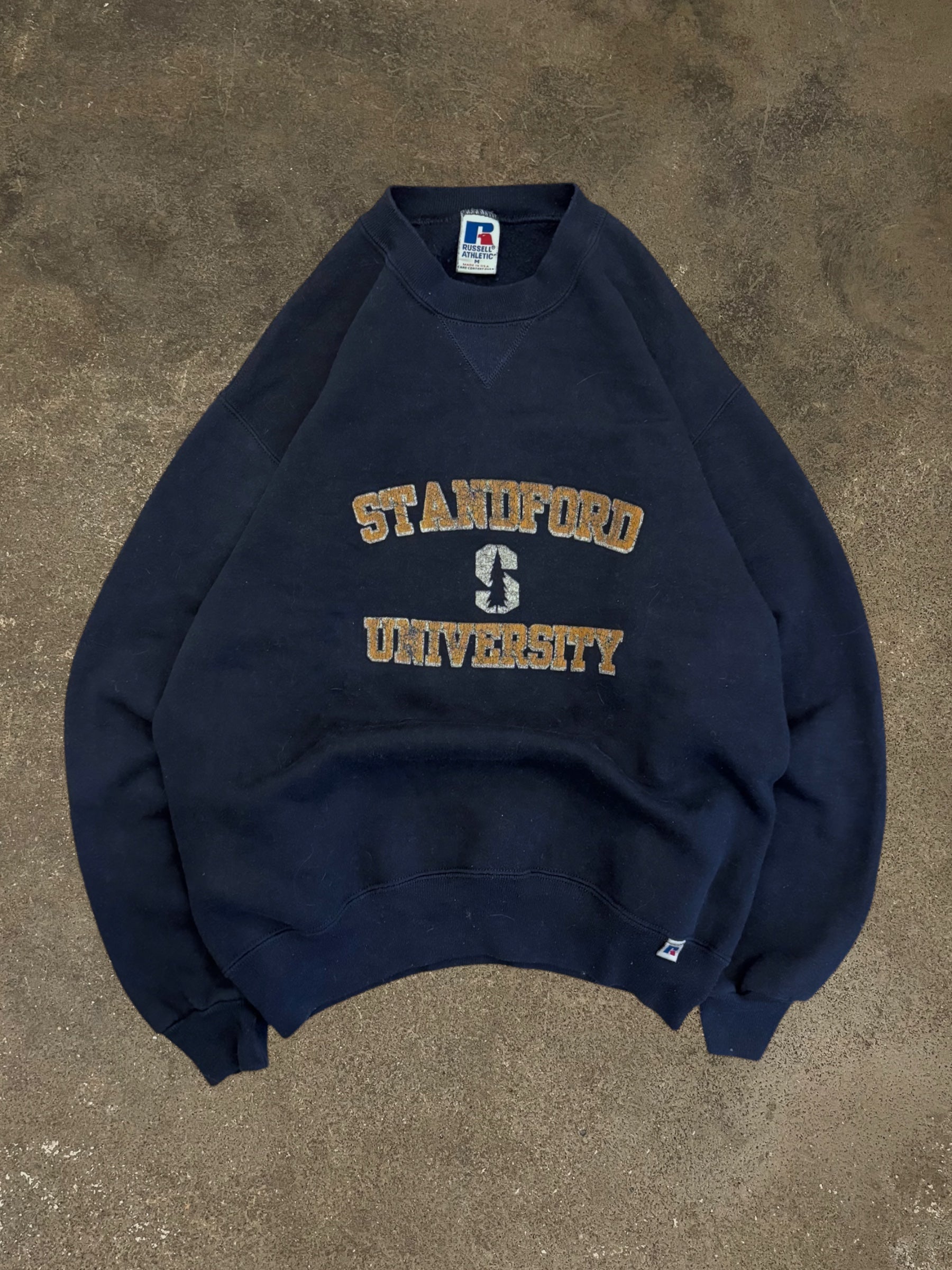 VINTAGE RUSSELL UNIVERSITY SWEATSHIRT, MADE IN U.S.A
