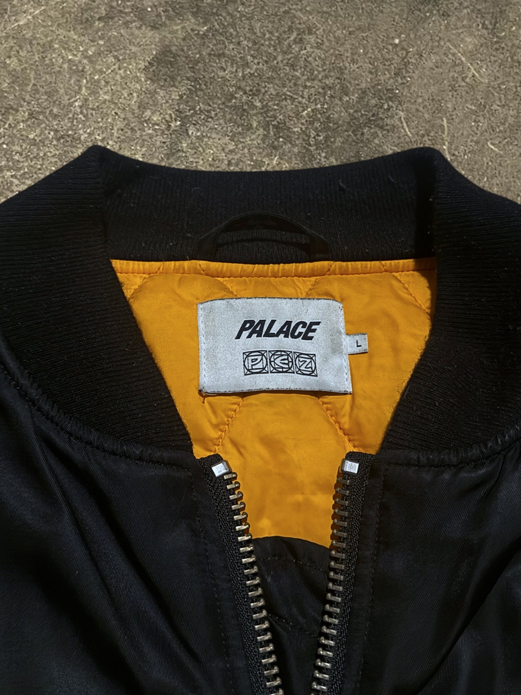 PALACE X PEZ PEZMAN MA1 BOMBER JACKET
