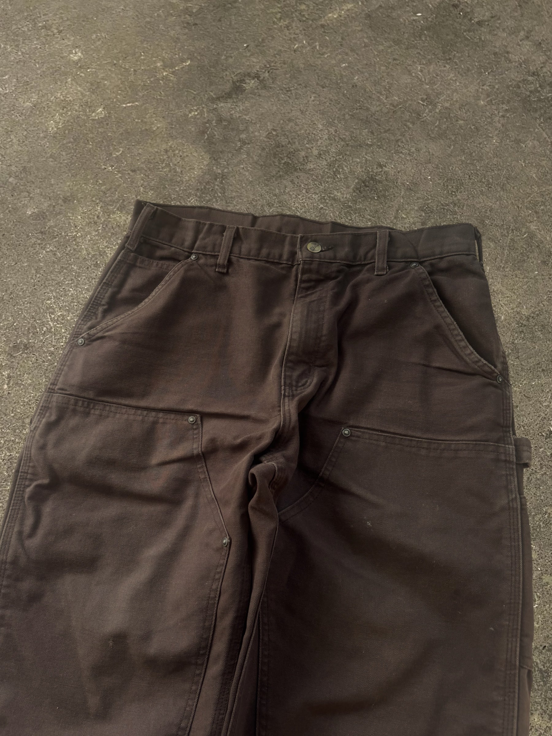 VINTAGE CARHARTT BROWN DOUBLE KNEE JEANS