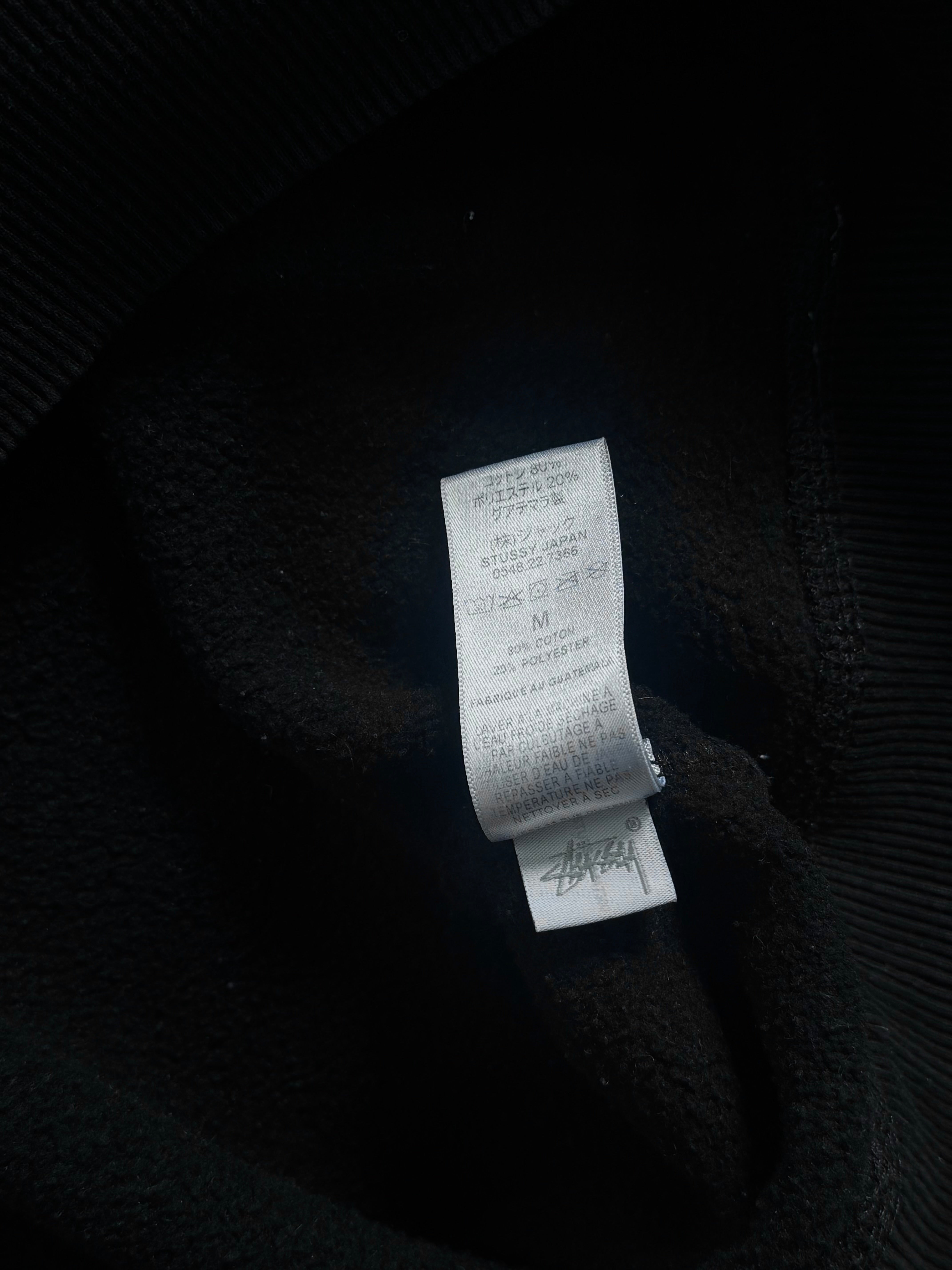 STÜSSY BLACK BASIC LOGO HOODIE