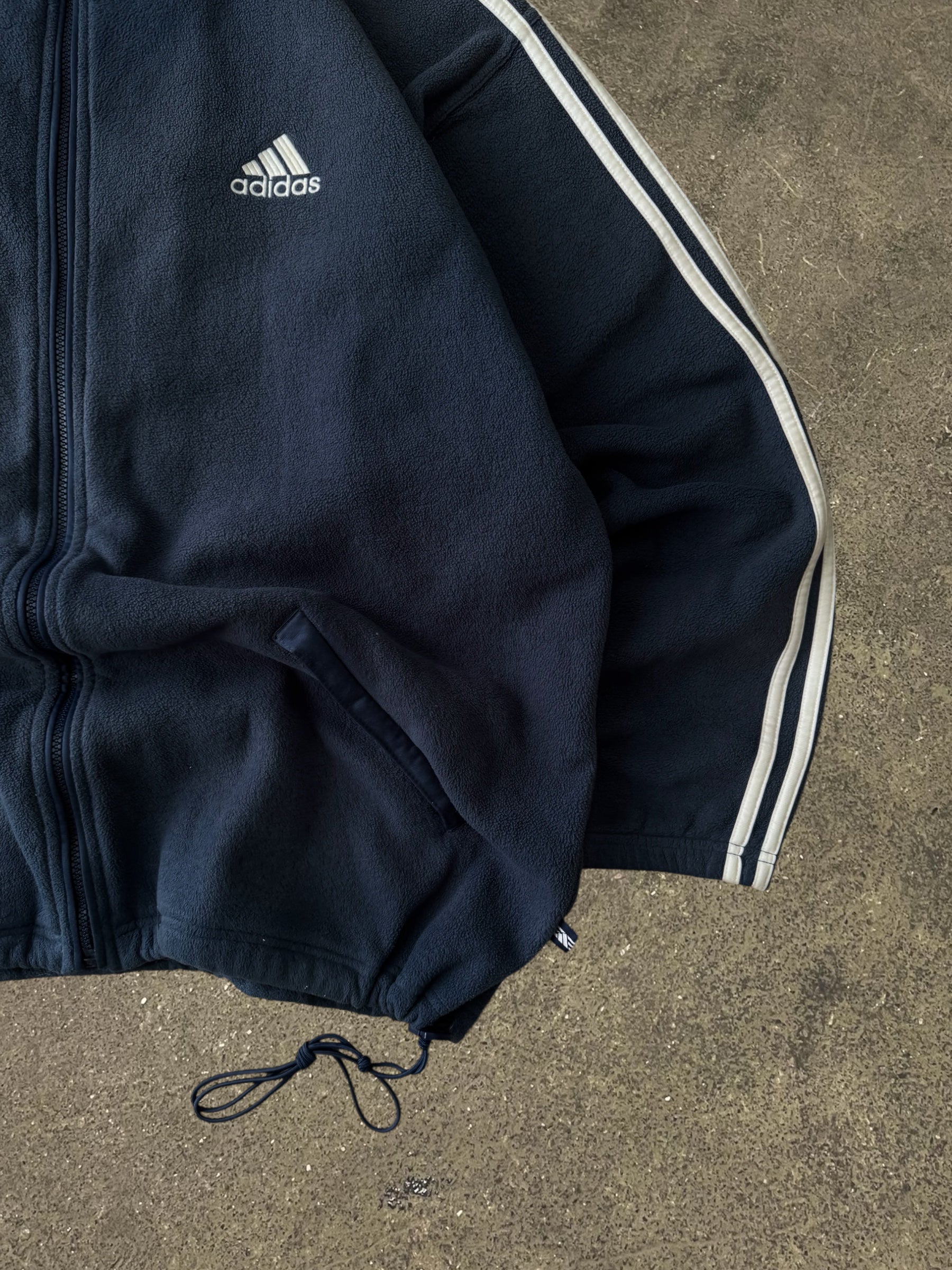 VINTAGE 90S ADIDAS ZIP-UP FLEECE