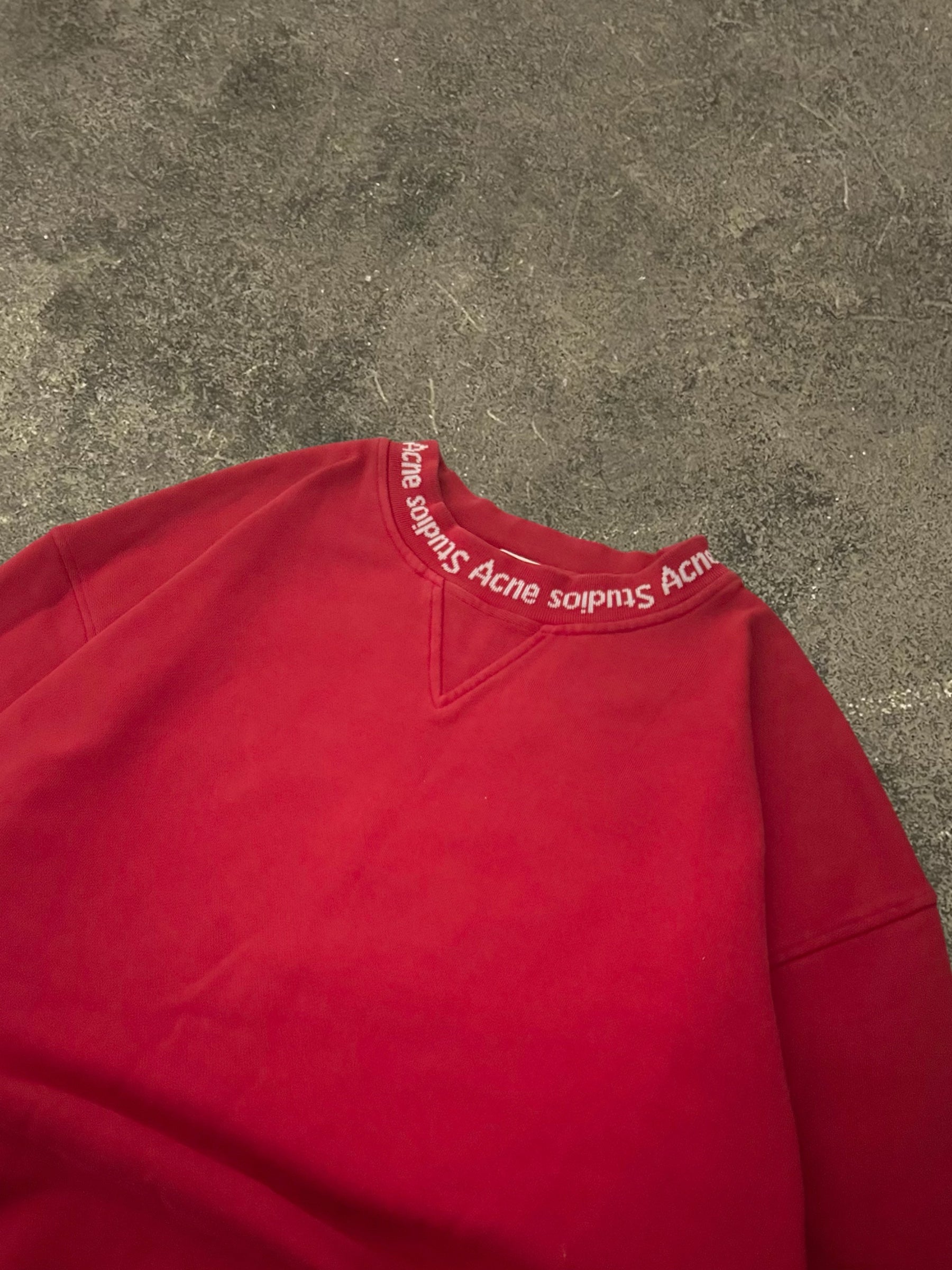 ACNE STUDIOS YANA AS RIB SWEATSHIRT