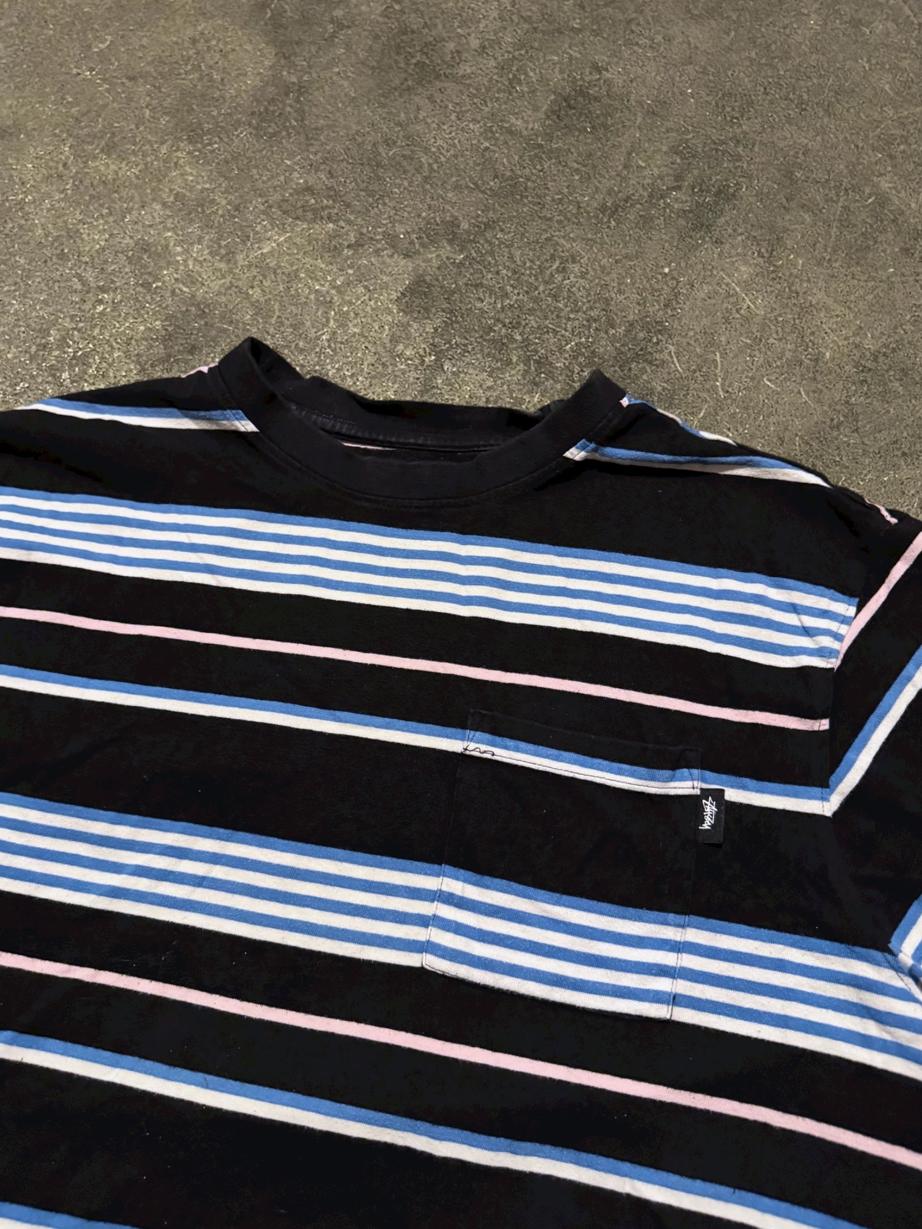 VINTAGE STÜSSY STRIPED T-SHIRT