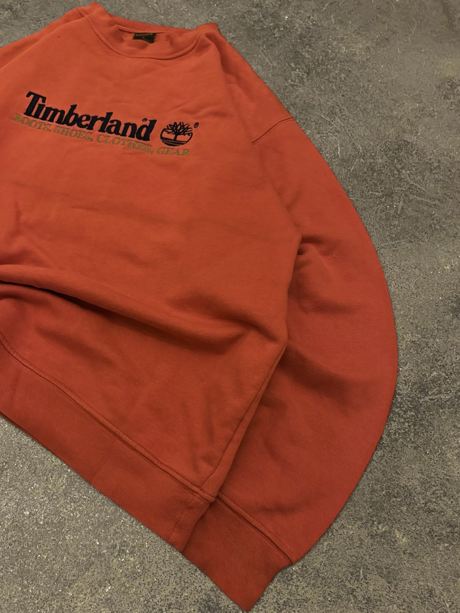 VINTAGE TIMBERLAND ORANGE SWEATSHIRT