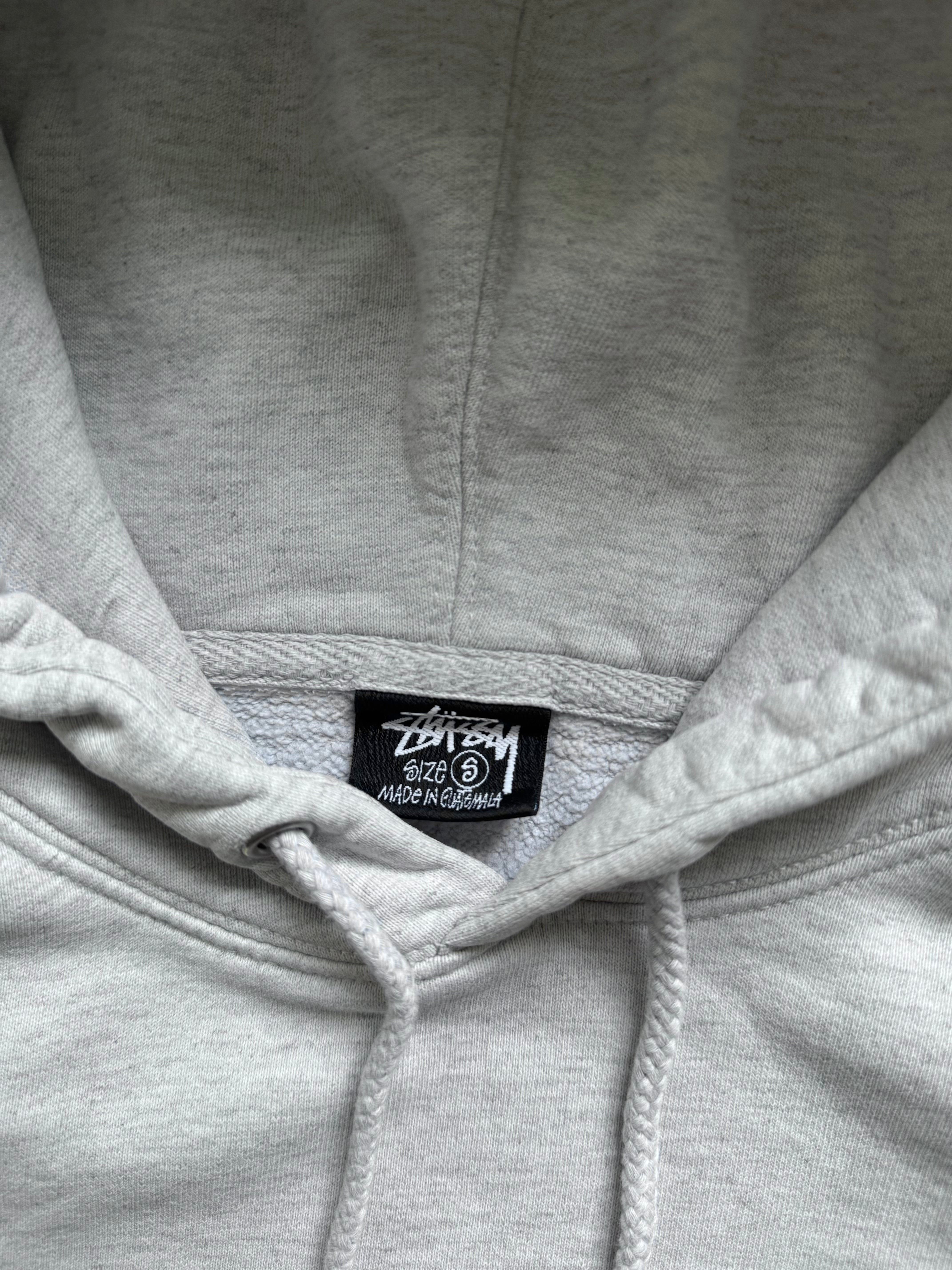 STÜSSY GREY DESIGNS HOODIE