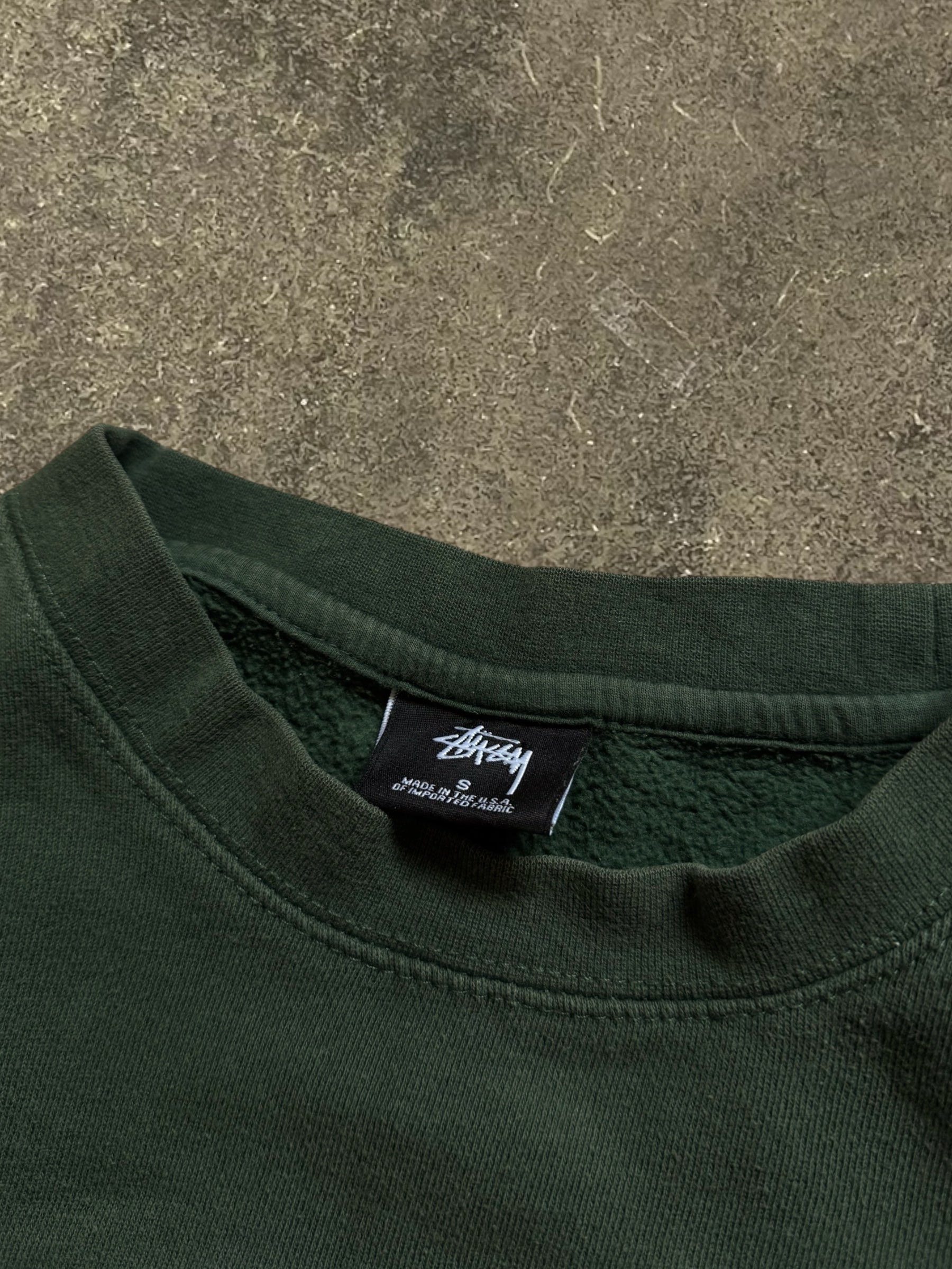 STÜSSY SHADOW APPLIQUE SWEATSHIRT