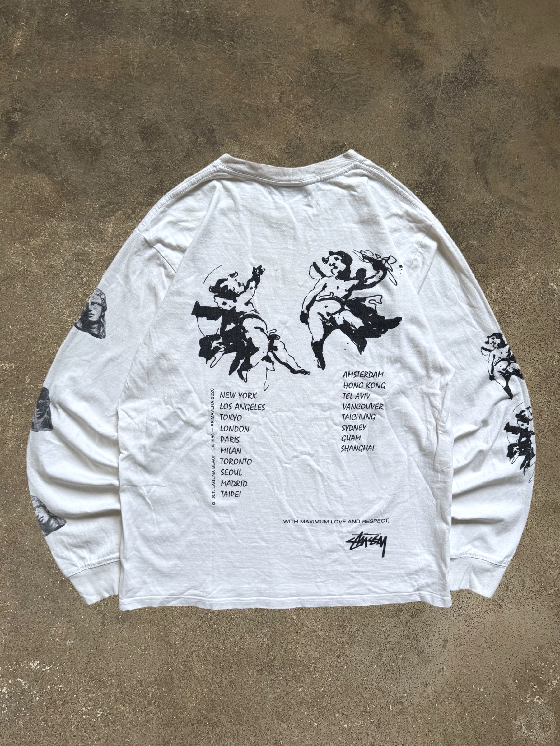 STÜSSY PIGMENT DYED ANGELS LONGSLEEVE