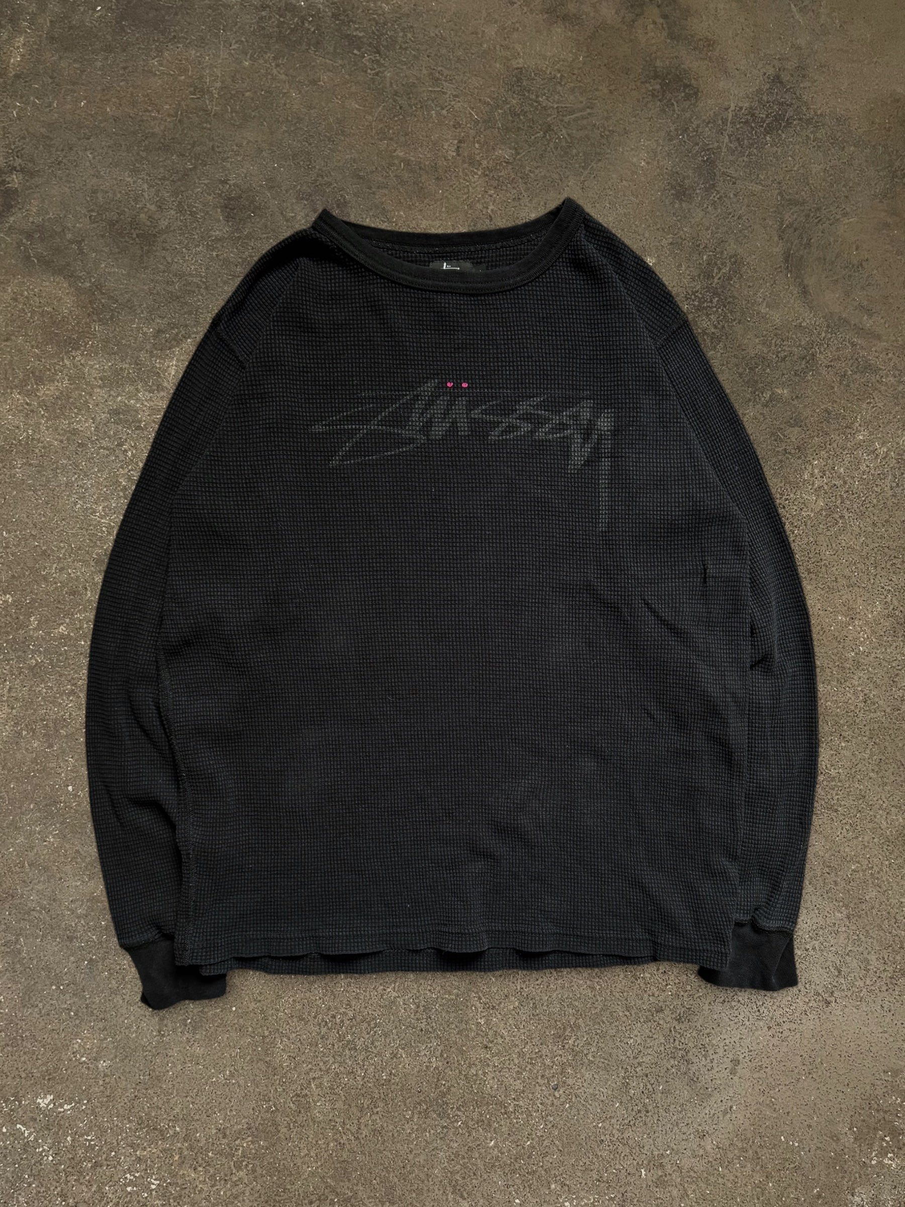 RARE 80S VINTAGE STÜSSY THERMAL LONGSLEEVE