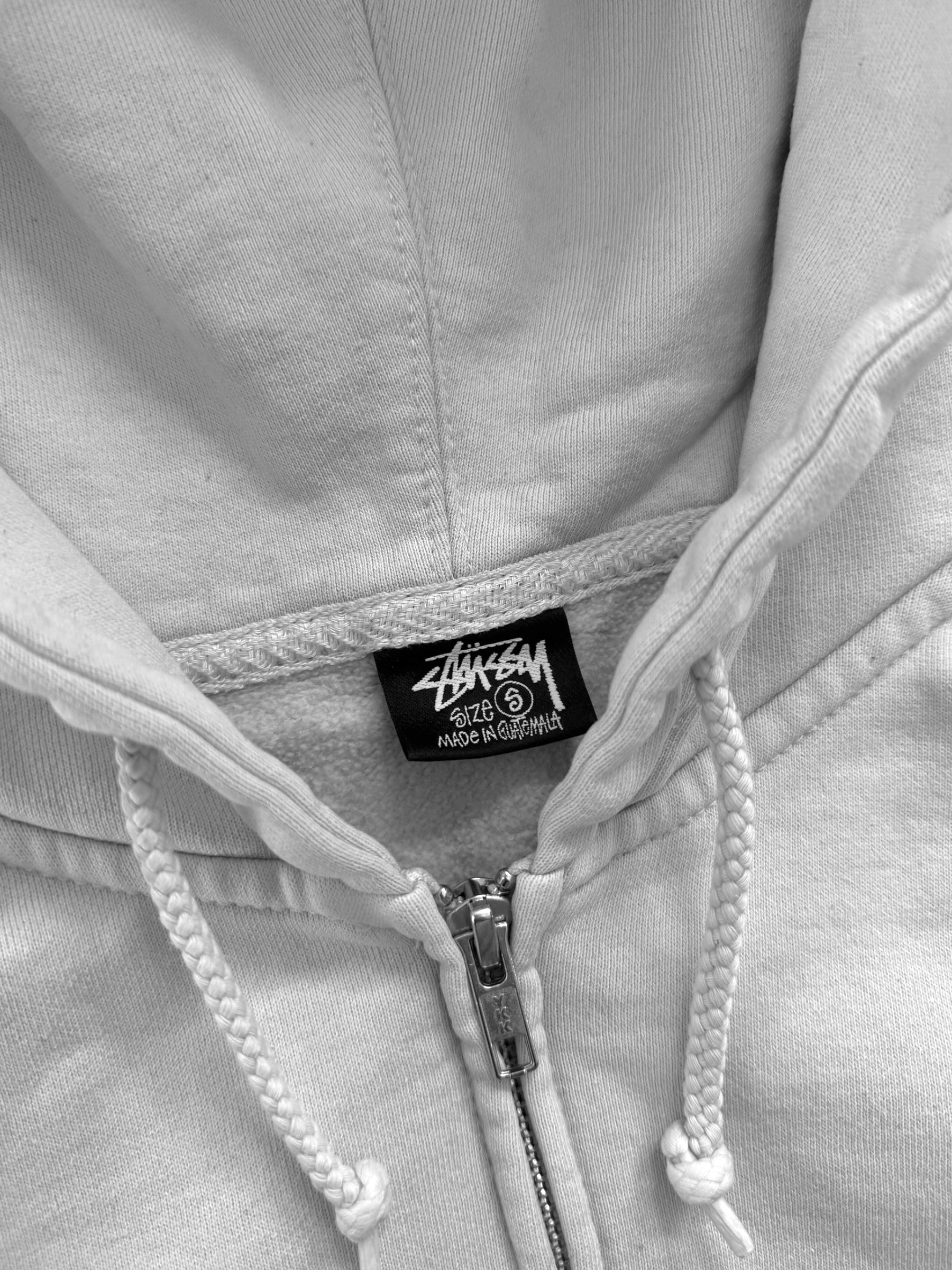 STÜSSY BASIC LOGO ZIP-UP HOODIE