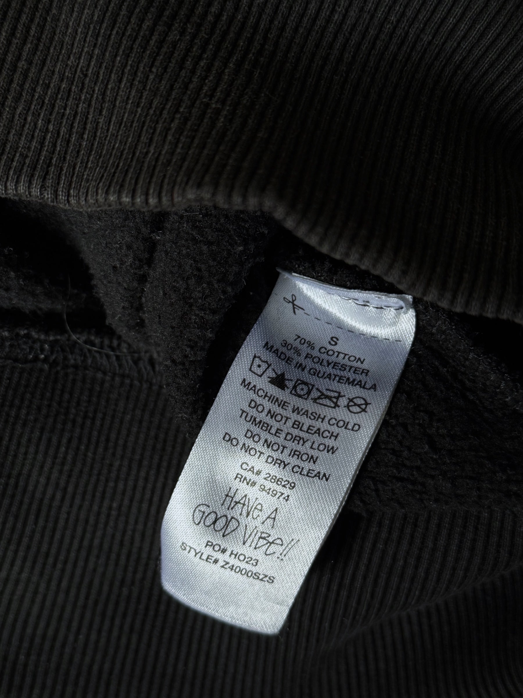 STÜSSY BASIC LOGO ZIP-UP HOODIE