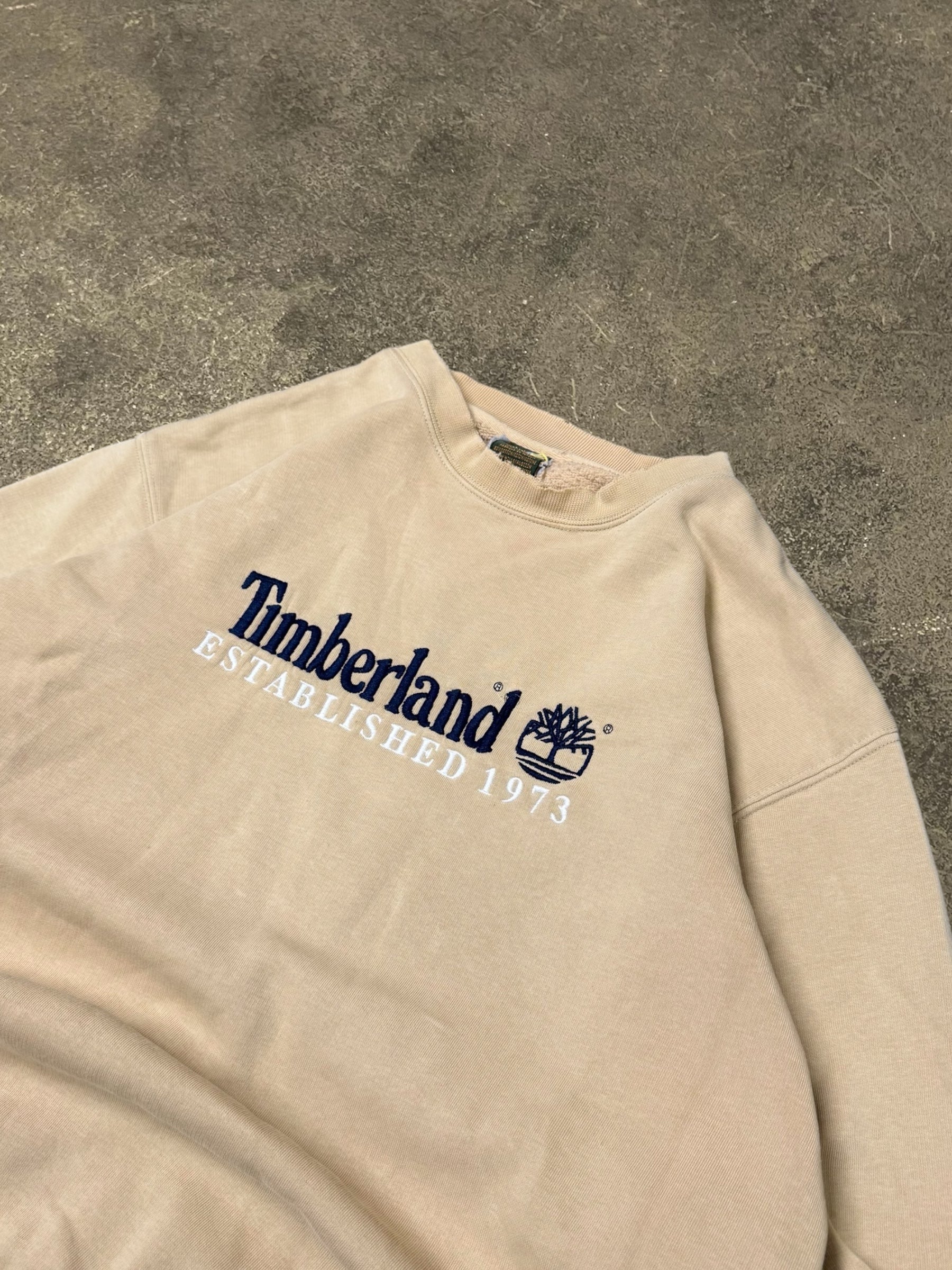 VINTAGE TIMBERLAND BEIGE SWEATSHIRT