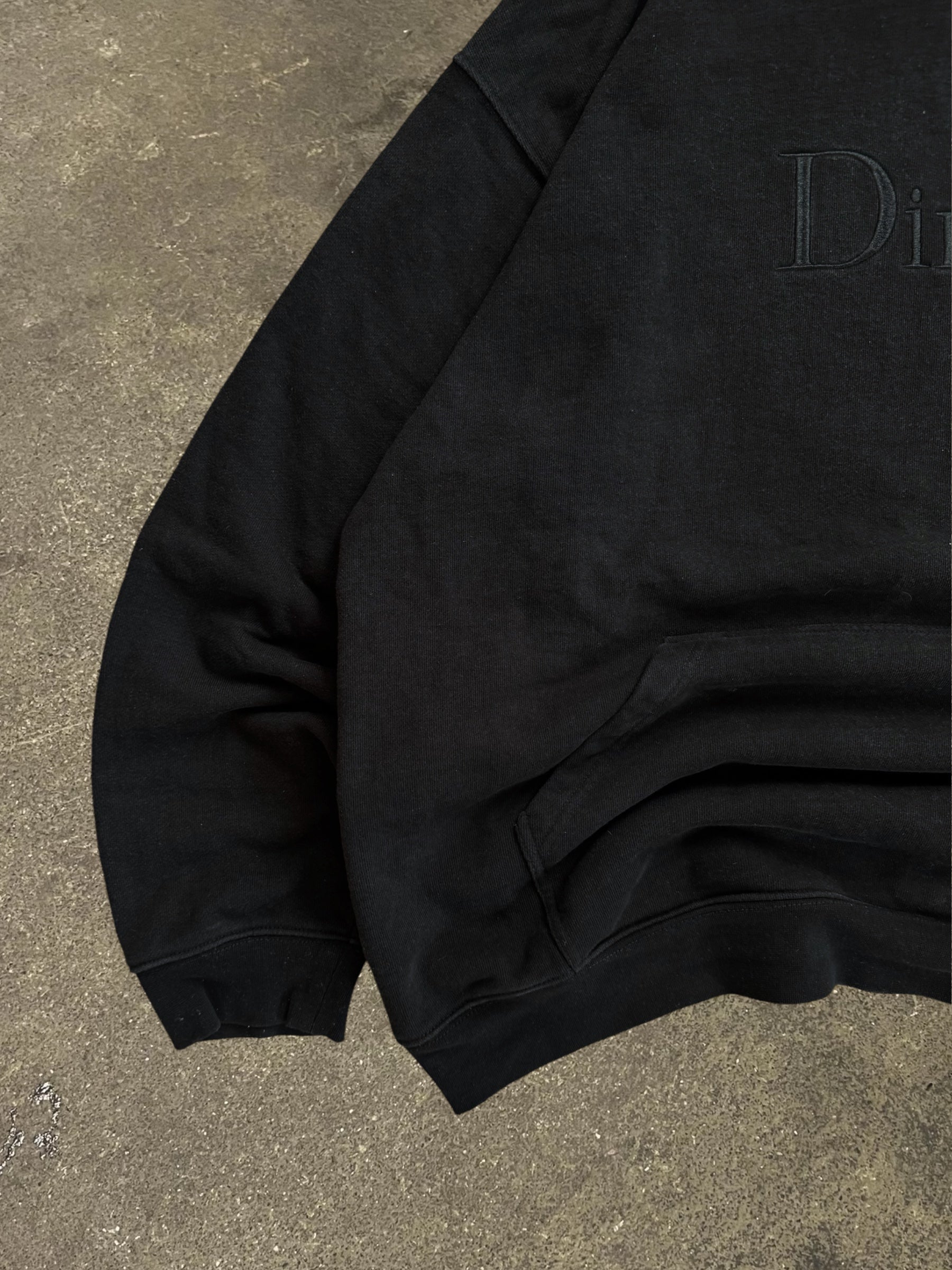DIME BLACK LOGO HOODIE