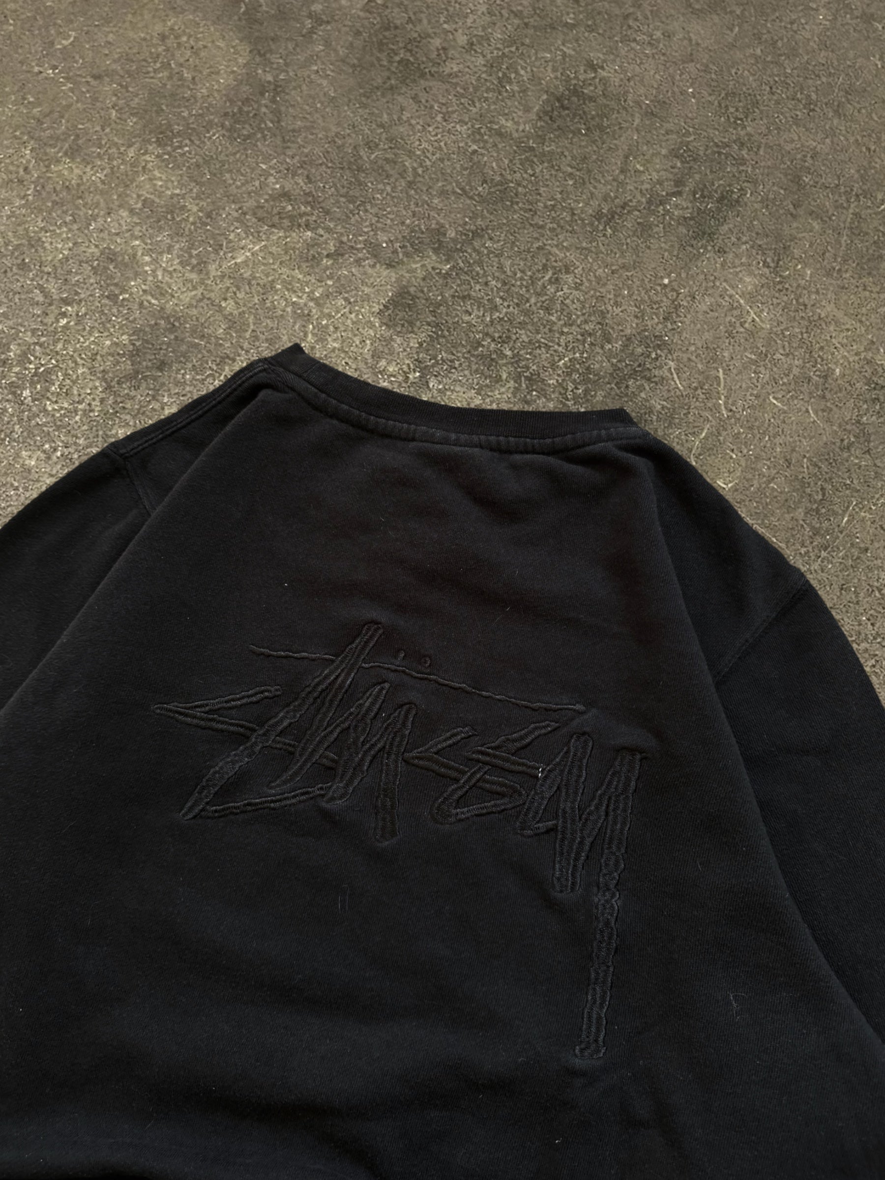 VINTAGE STÜSSY EMBROIDERED LOGO SWEATSHIRT