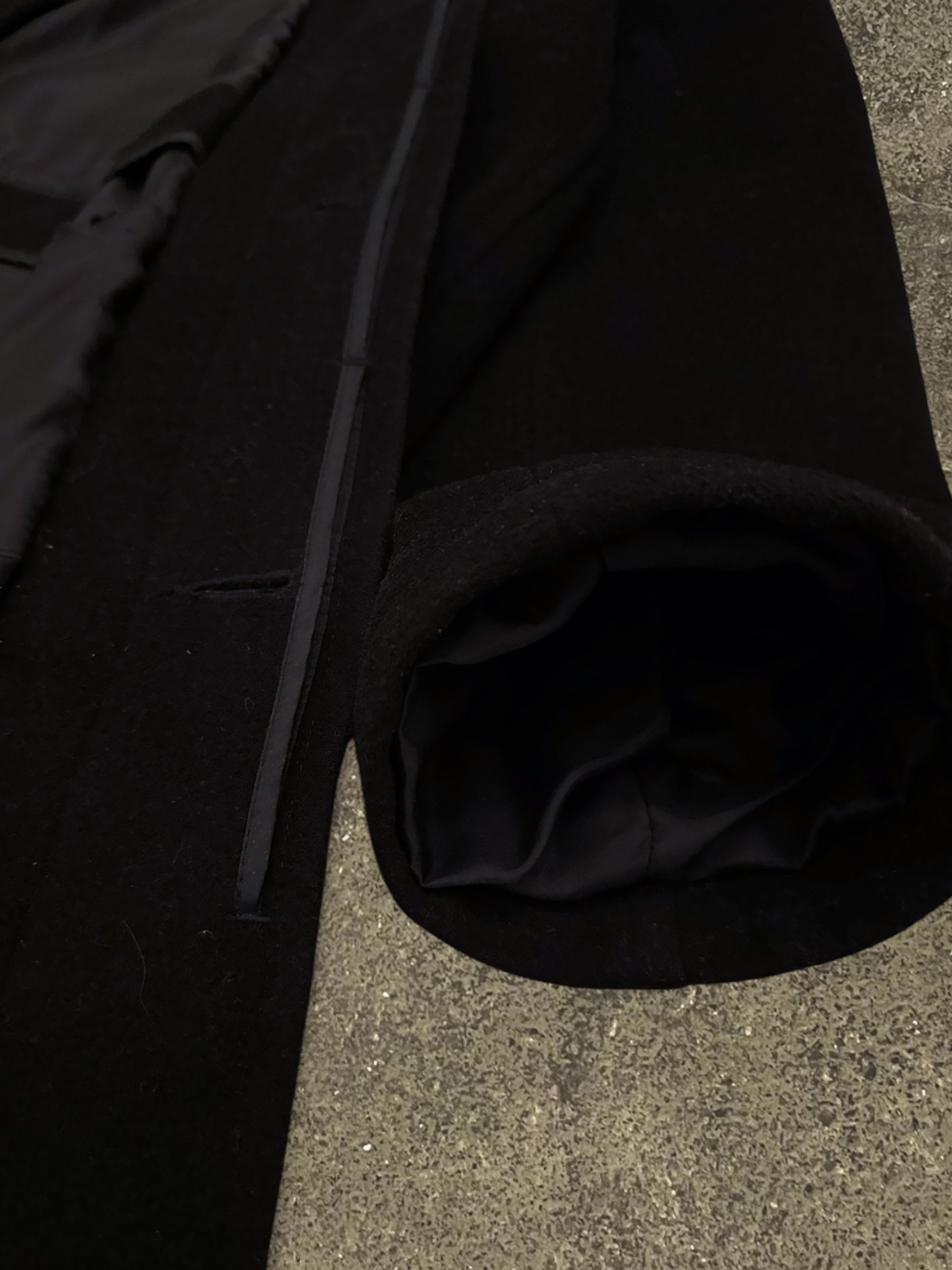 VINTAGE WOOL TRENCH COAT