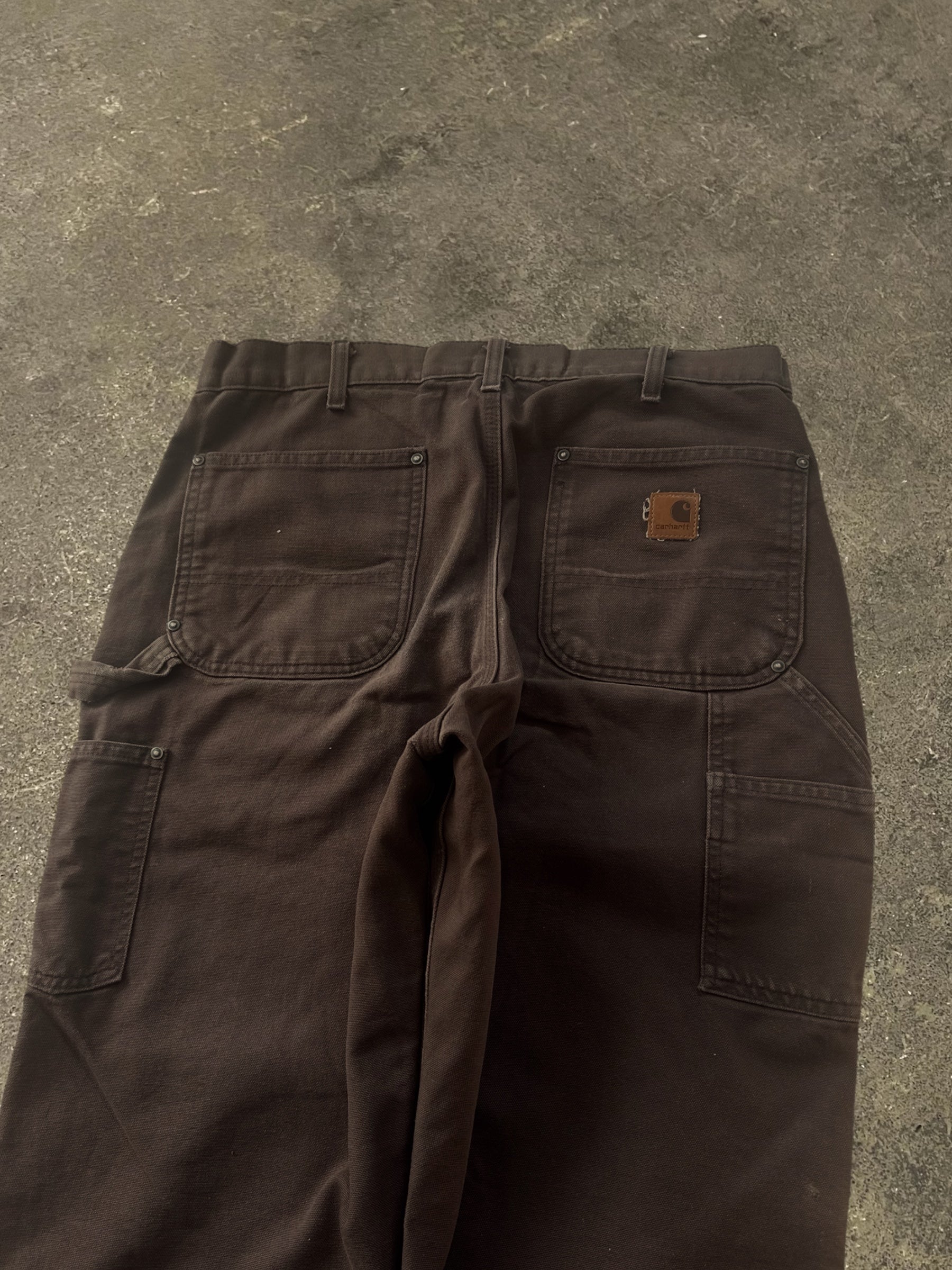 VINTAGE CARHARTT BROWN DOUBLE KNEE JEANS