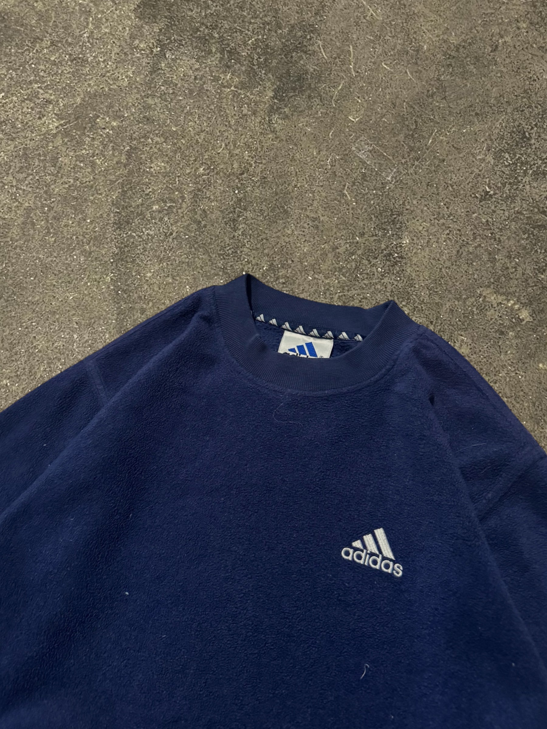 VINTAGE 90S NAVY ADIDAS FLEECE