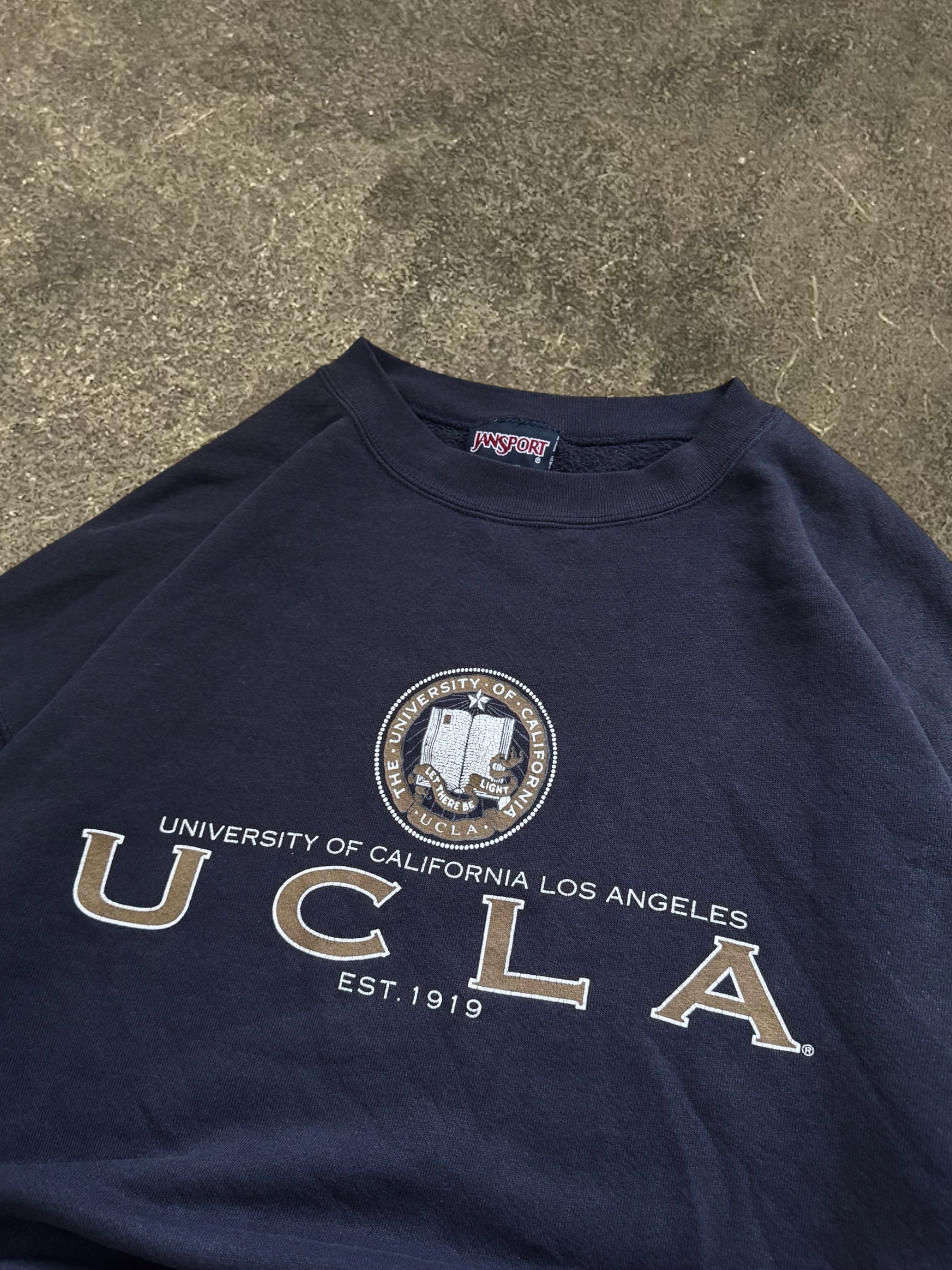 VINTAGE 90S NAVY JANSPORT SWEATSHIRT