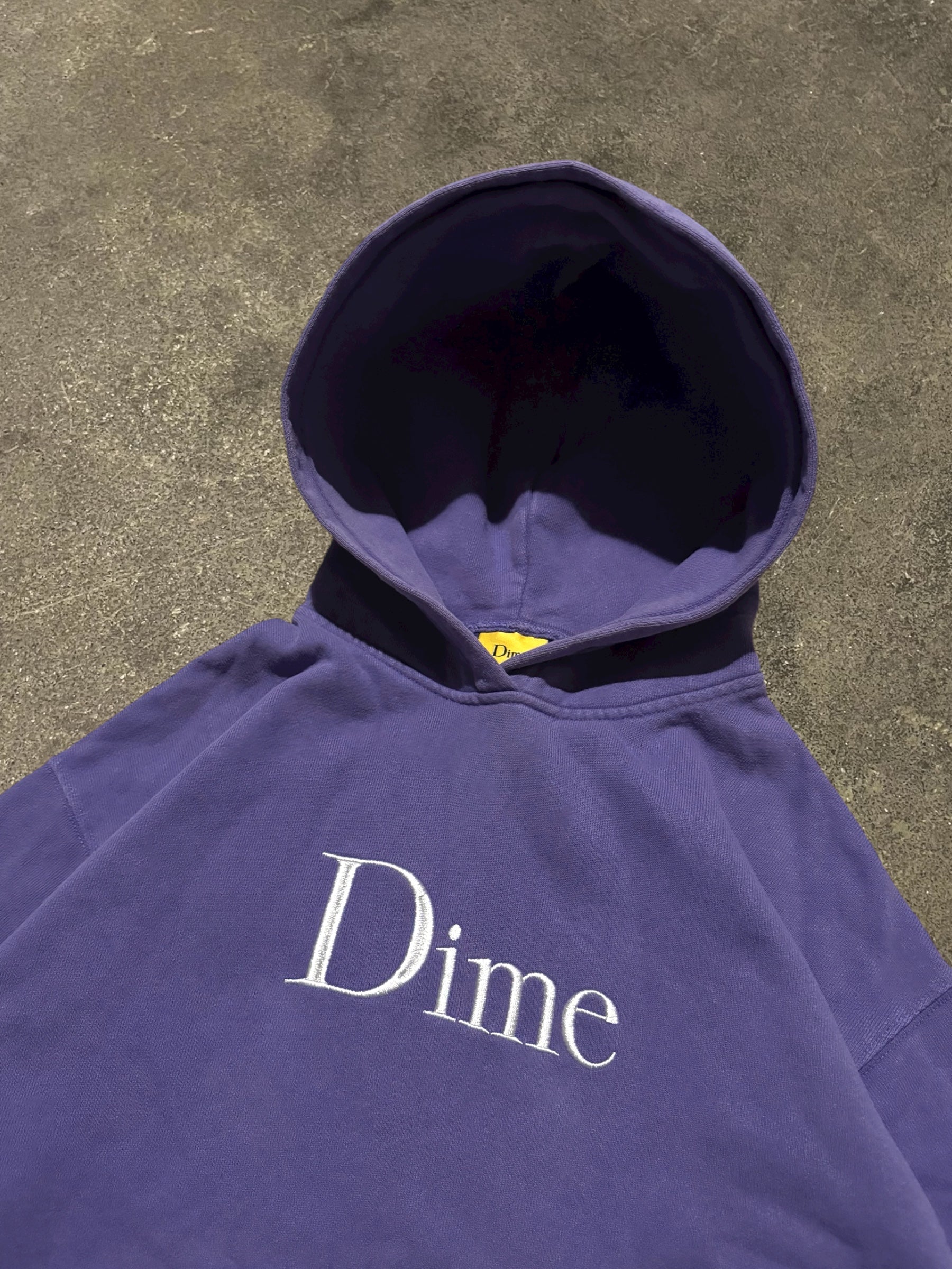 DIME VIOLET LOGO HOODIE