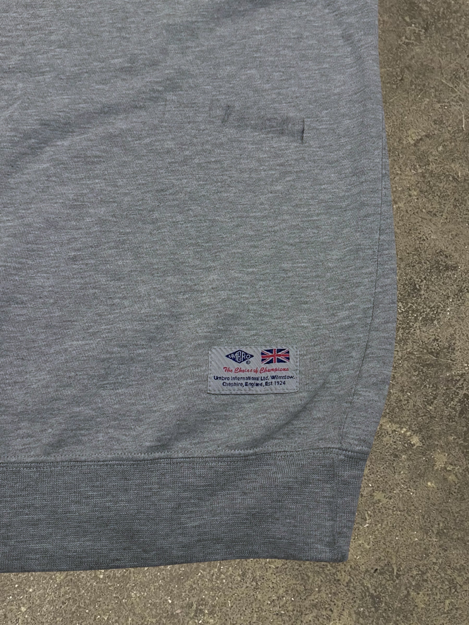 VINTAGE GREY UMBRO HOODIE