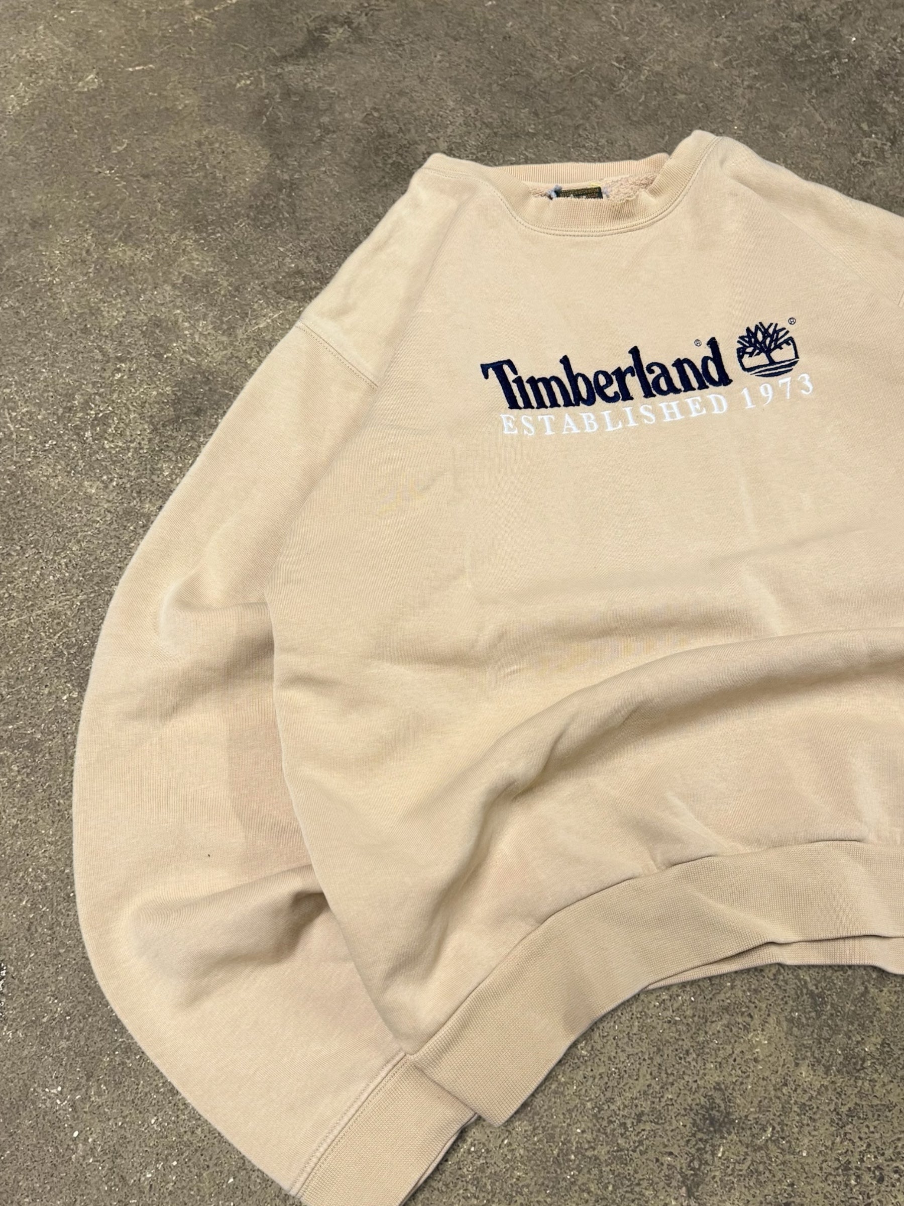 VINTAGE TIMBERLAND BEIGE SWEATSHIRT