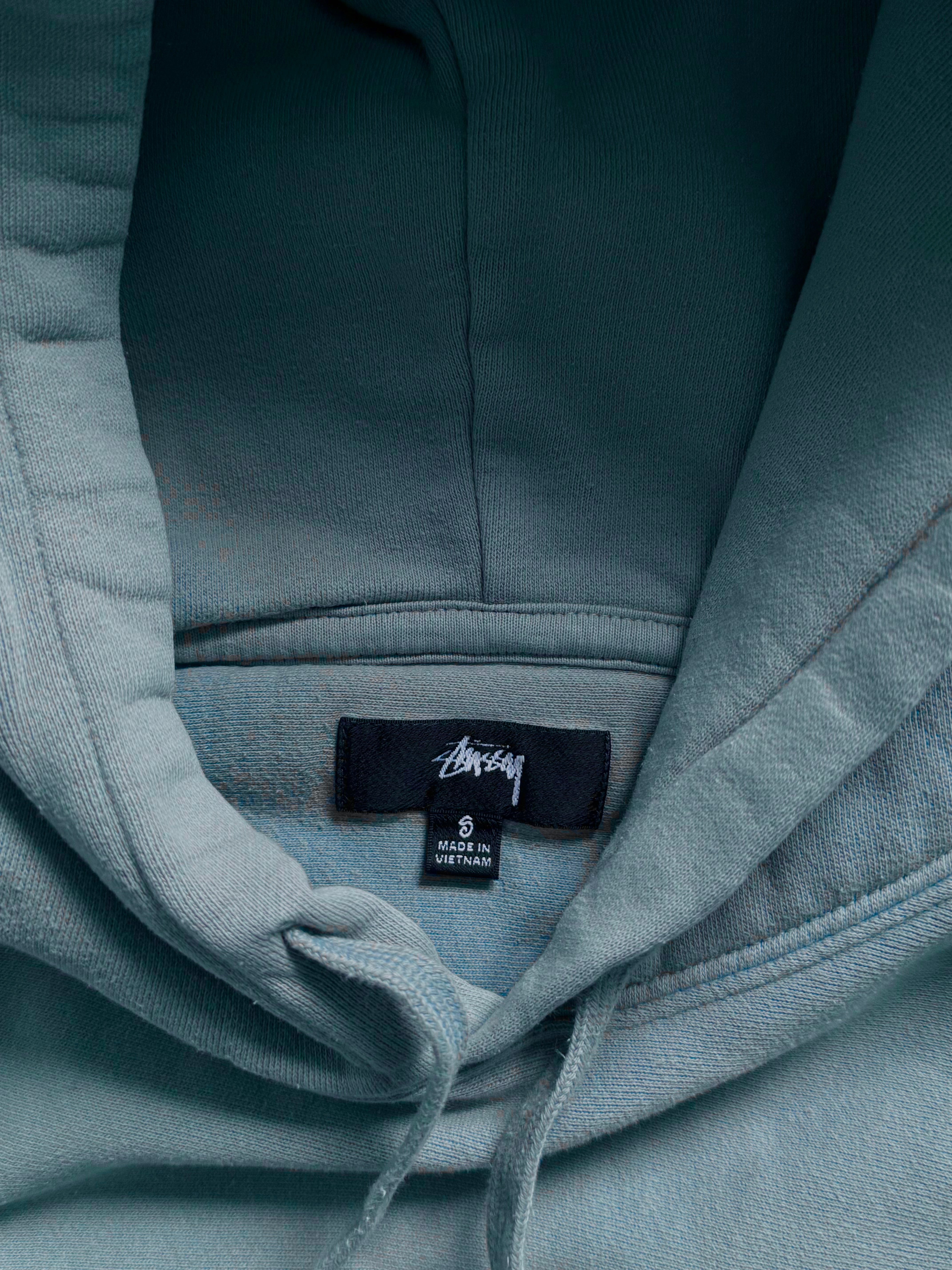 STÜSSY BABY BLUE STOCK LOGO HOODIE