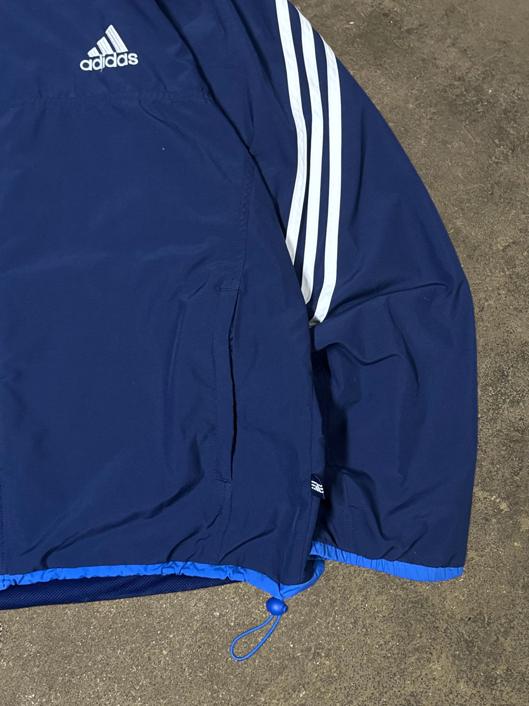 VINTAGE 90S BLUE ADIDAS WINDBREAKER