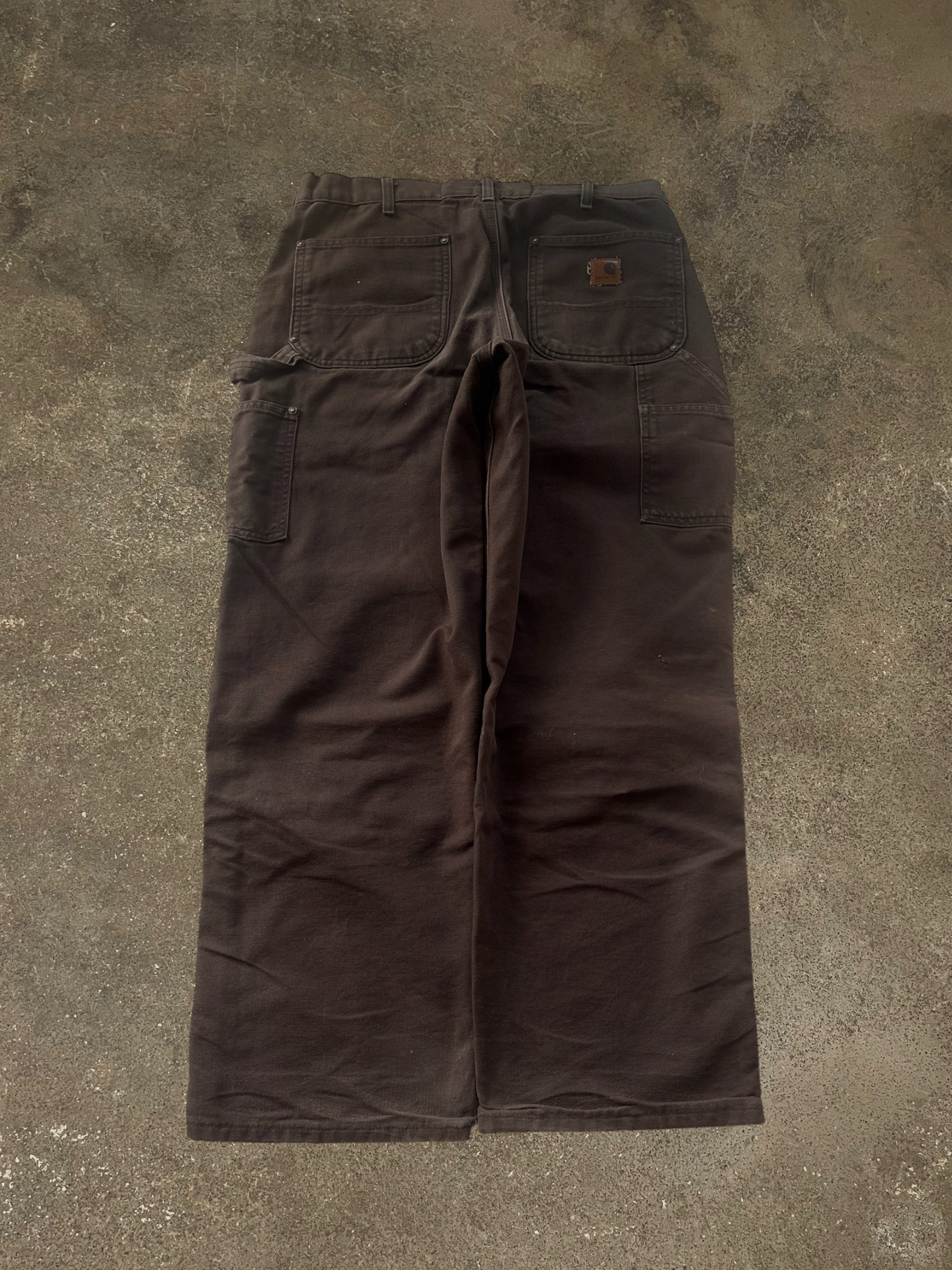 VINTAGE CARHARTT BROWN DOUBLE KNEE JEANS