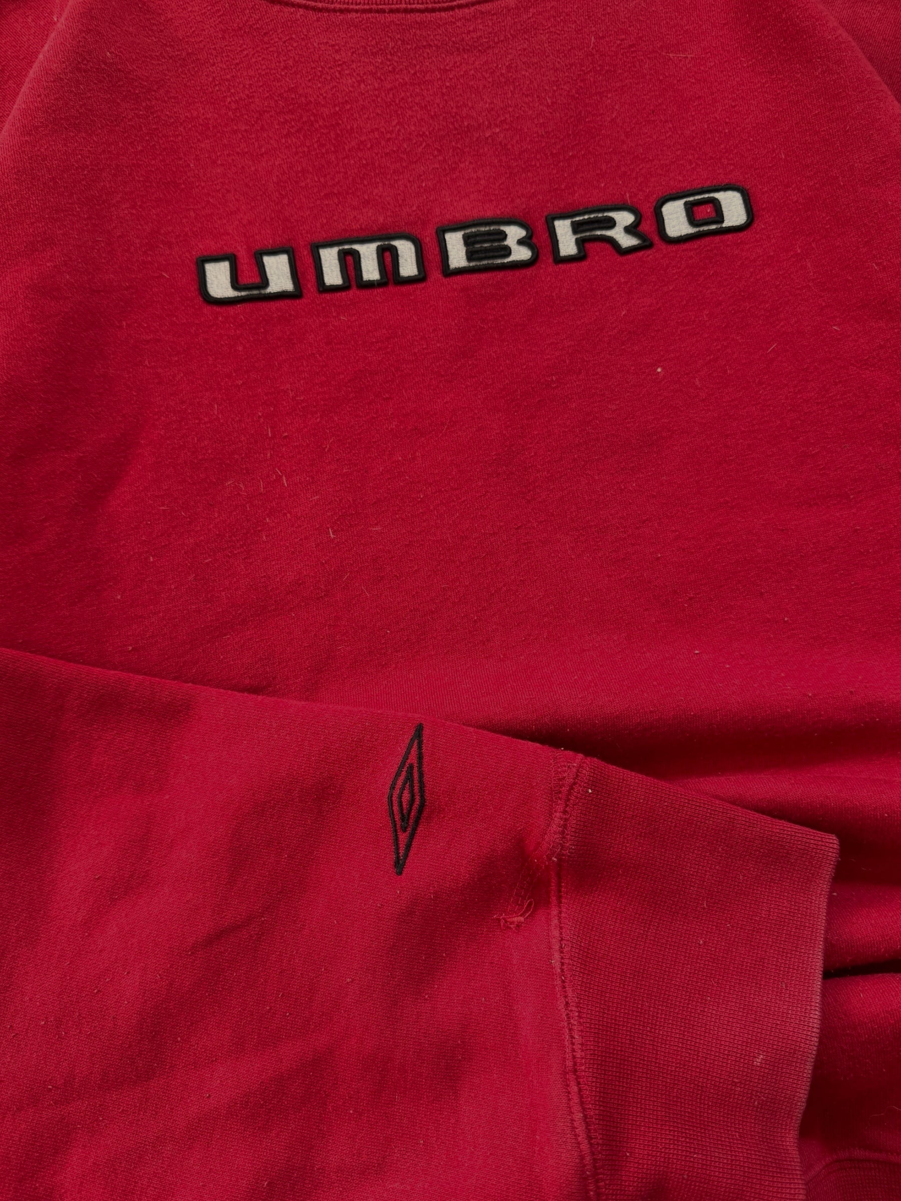 VINTAGE RED UMBRO SPELLOUT SWEATSHIRT