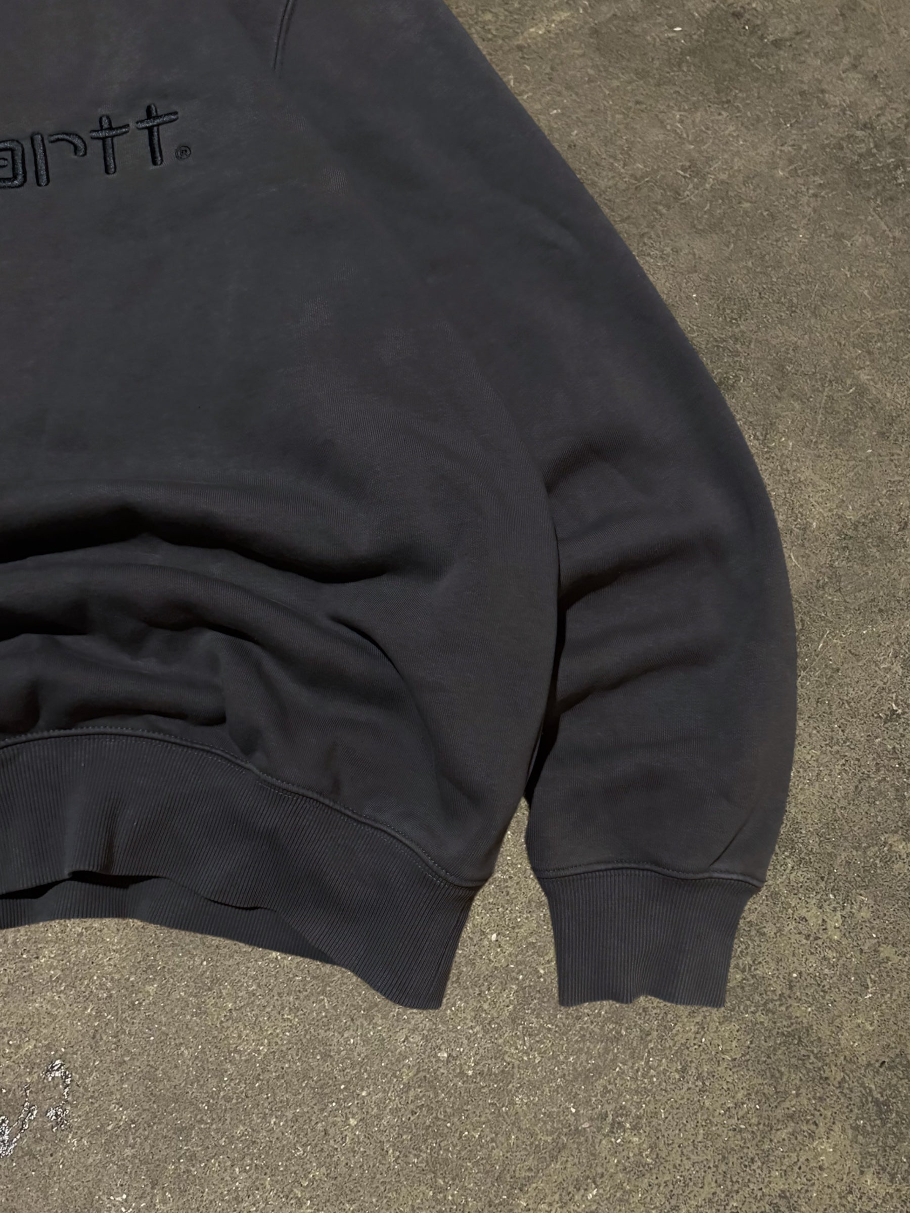 CARHARTT GREY LOGO SWEATSHIRT