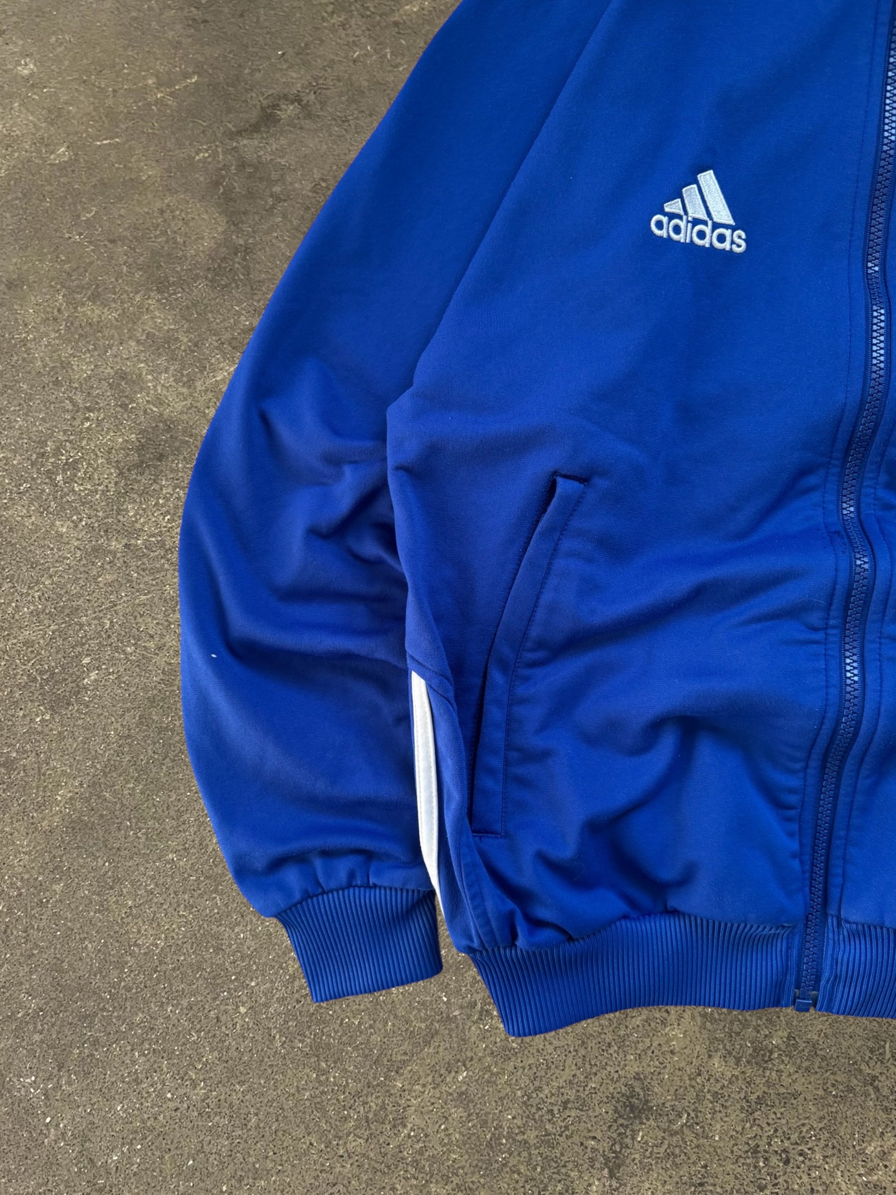 VINTAGE 90S BLUE ADIDAS TRACK JACKET