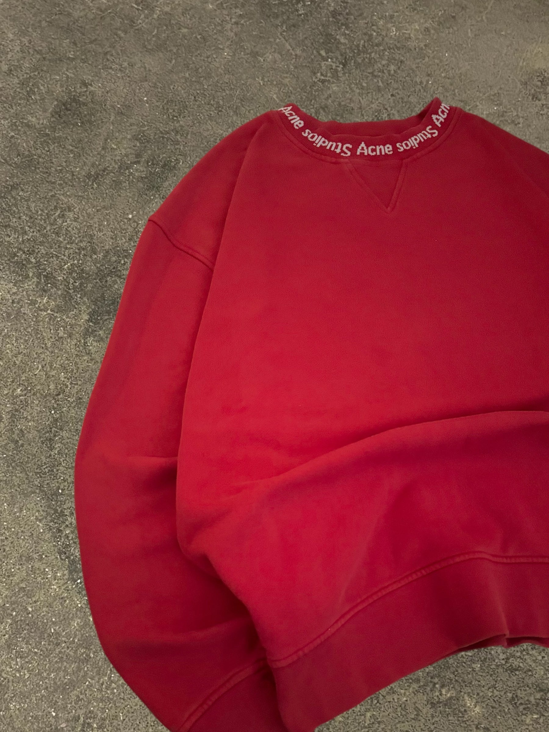 ACNE STUDIOS YANA AS RIB SWEATSHIRT