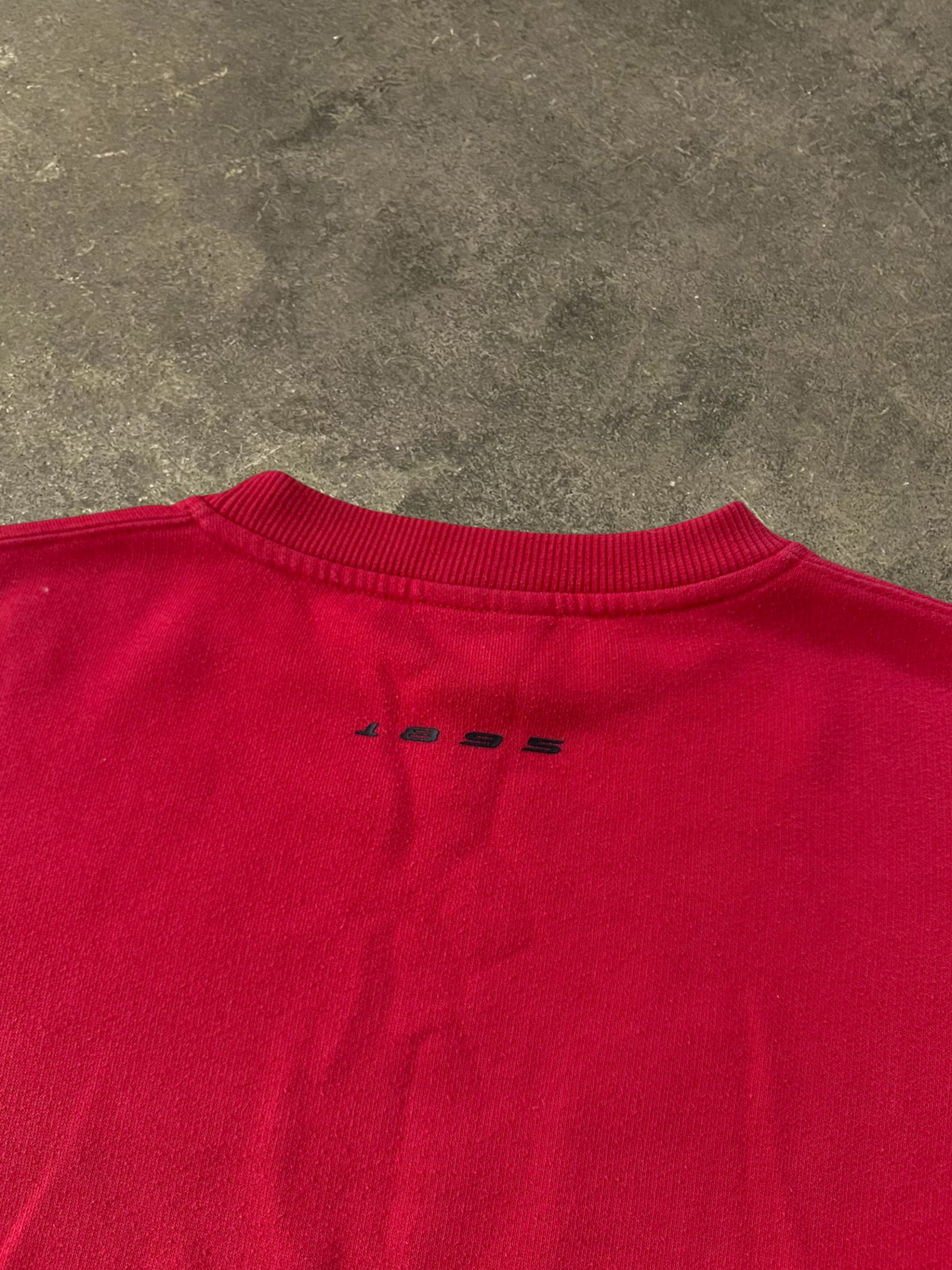 VINTAGE RED REEBOK ”1895” LOGO SWEATSHIRT