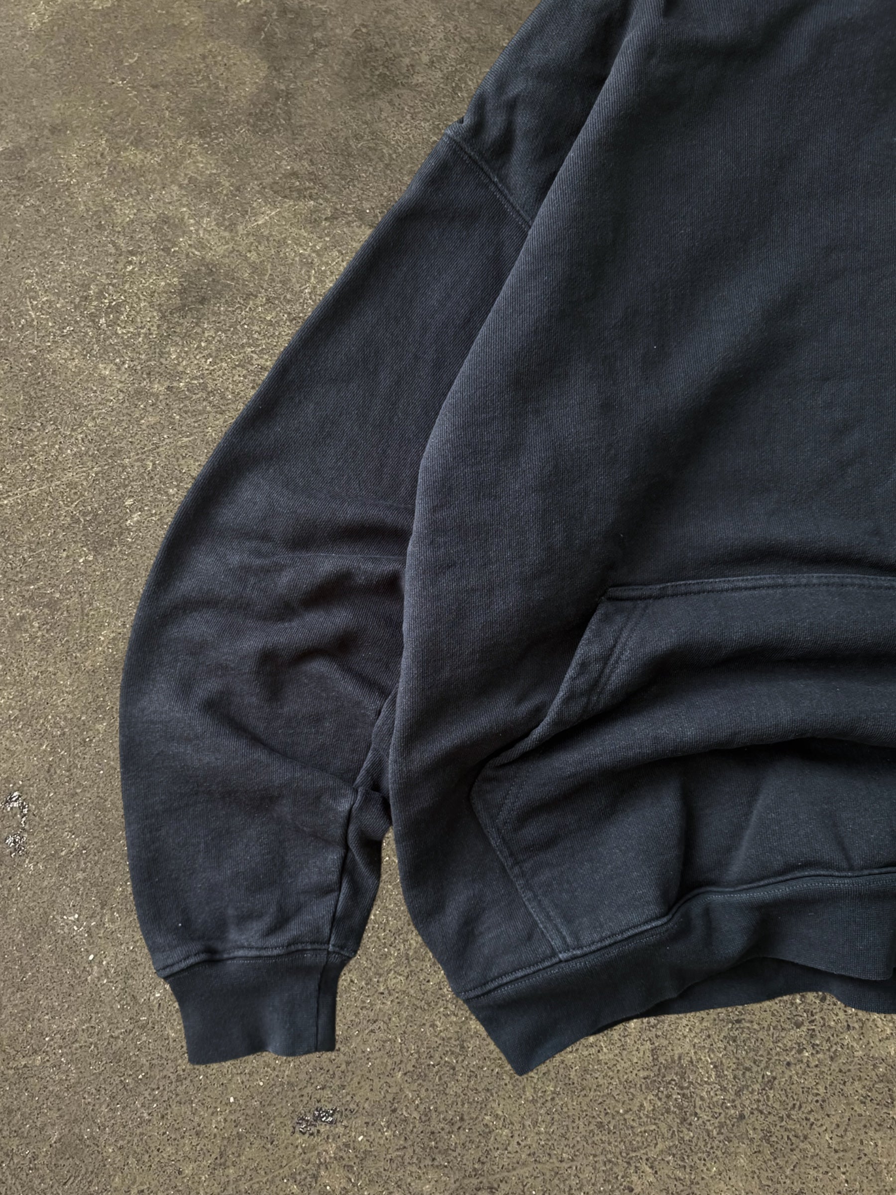 DIME NAVY LITTLE LOGO HOODIE