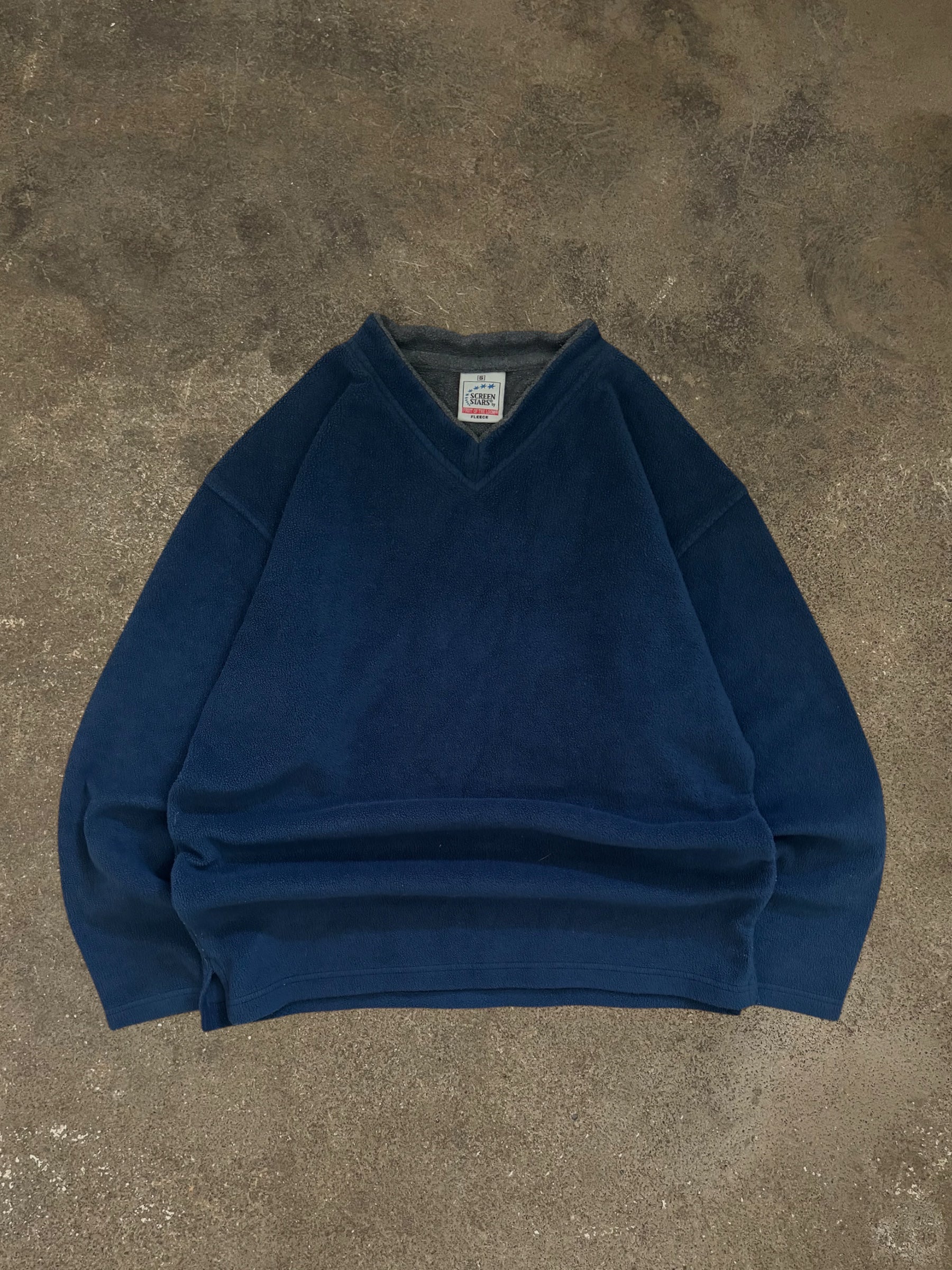 VINTAGE 90S SCREEN STARS NAVY FLEECE