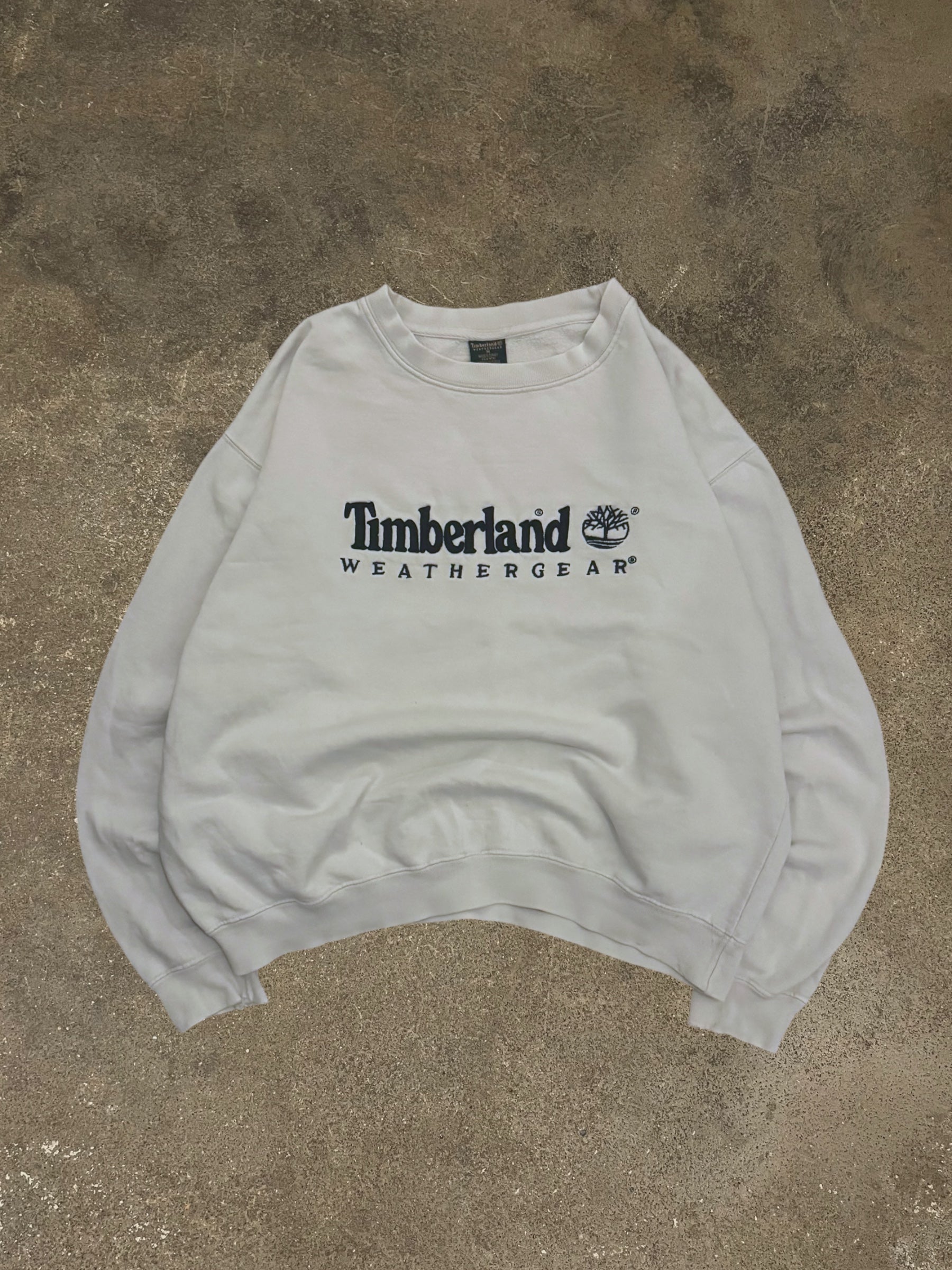 VINTAGE TIMBERLAND WHITE SWEATSHIRT